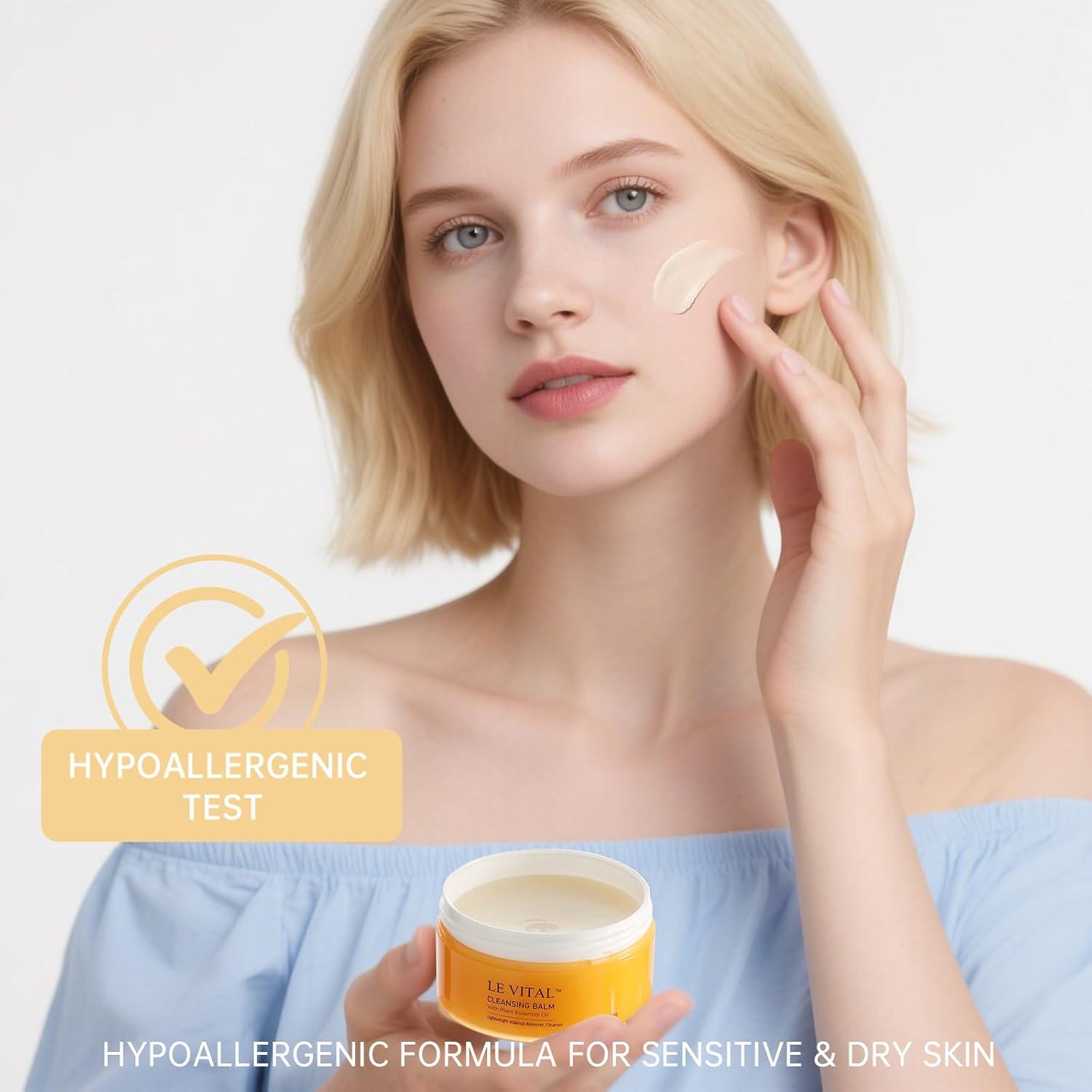 Bálsamo Limpiador Facial LE VITAL 2x340g Naranja y Rosa