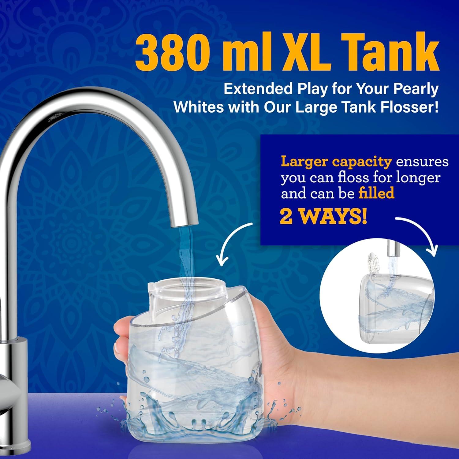 Irrigador Dental GuruNanda 2.0 XL Inalámbrico 380ml Lavanda