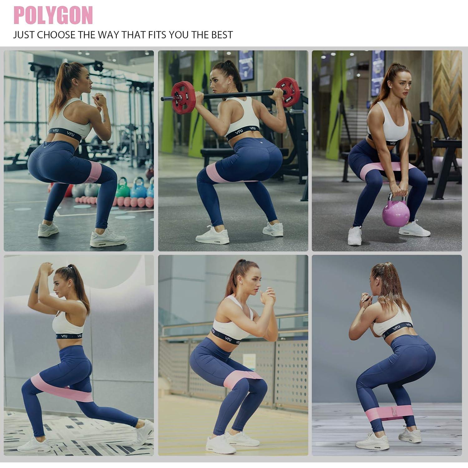 Bandas de Resistencia Polygon - 3 Niveles Antideslizantes