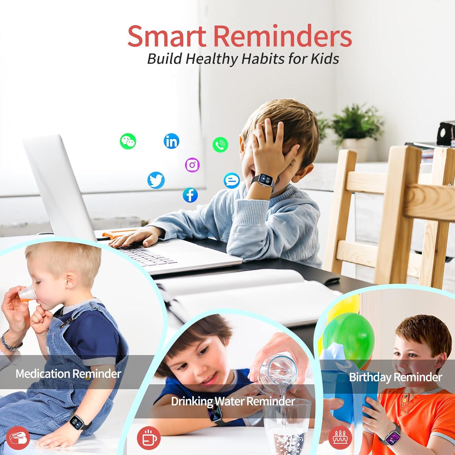 Reloj Inteligente HENGTO para Niños IP68 19 Modos Deportivos