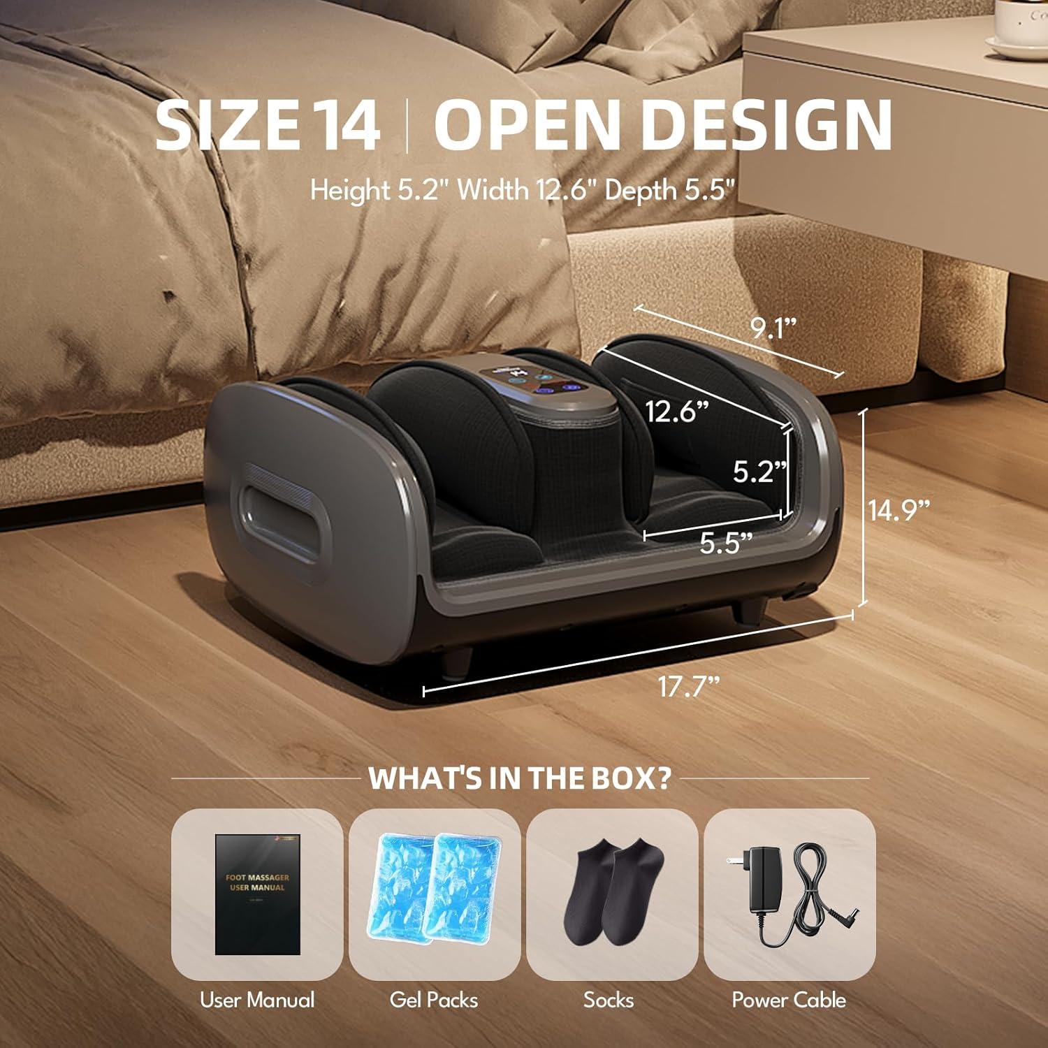 Masajeador de pies SUMELL con calor y hielo - Shiatsu profundo