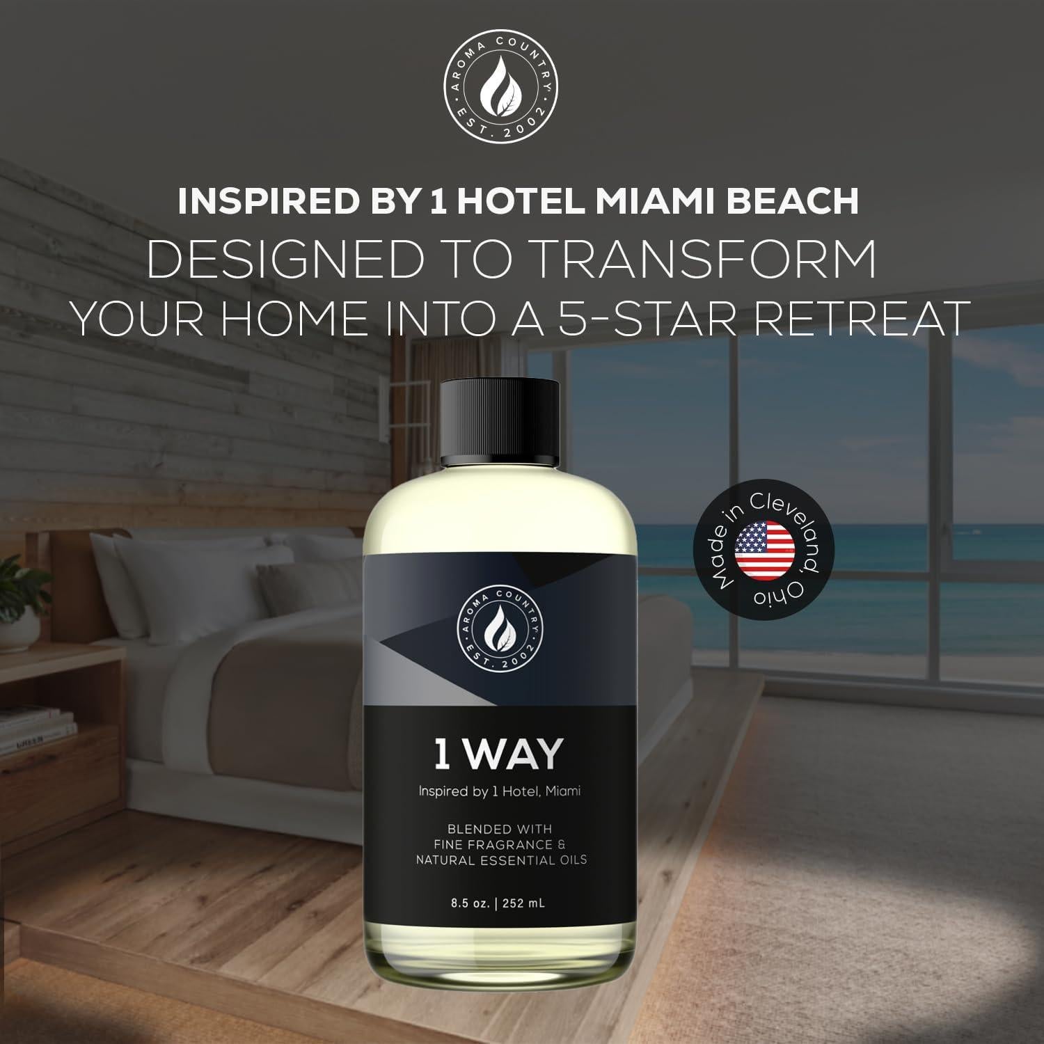 Aceite Difusor Aroma Country Santal 118 ml - Fragancia Premium