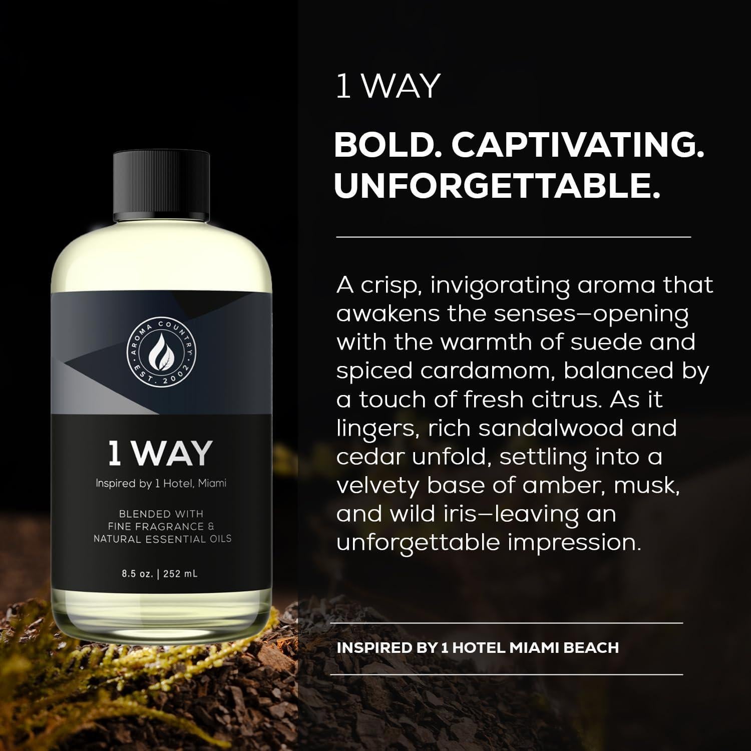 Aceite Difusor Aroma Country Santal 118 ml - Fragancia Premium