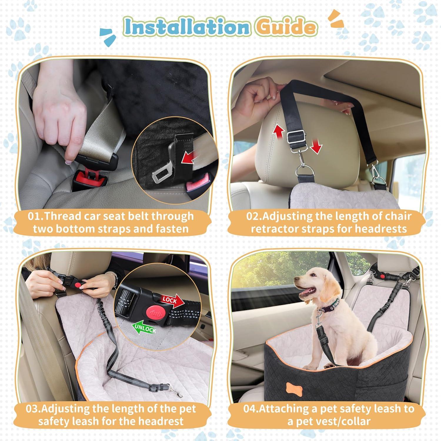 Asiento Elevador para Perros COCASES Ajustable 42.93x18.99cm