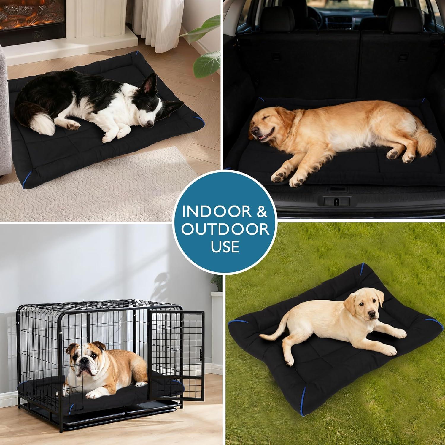 Cama para Perros YUUHENG Impermeable Negra 61x46cm Tamaño S