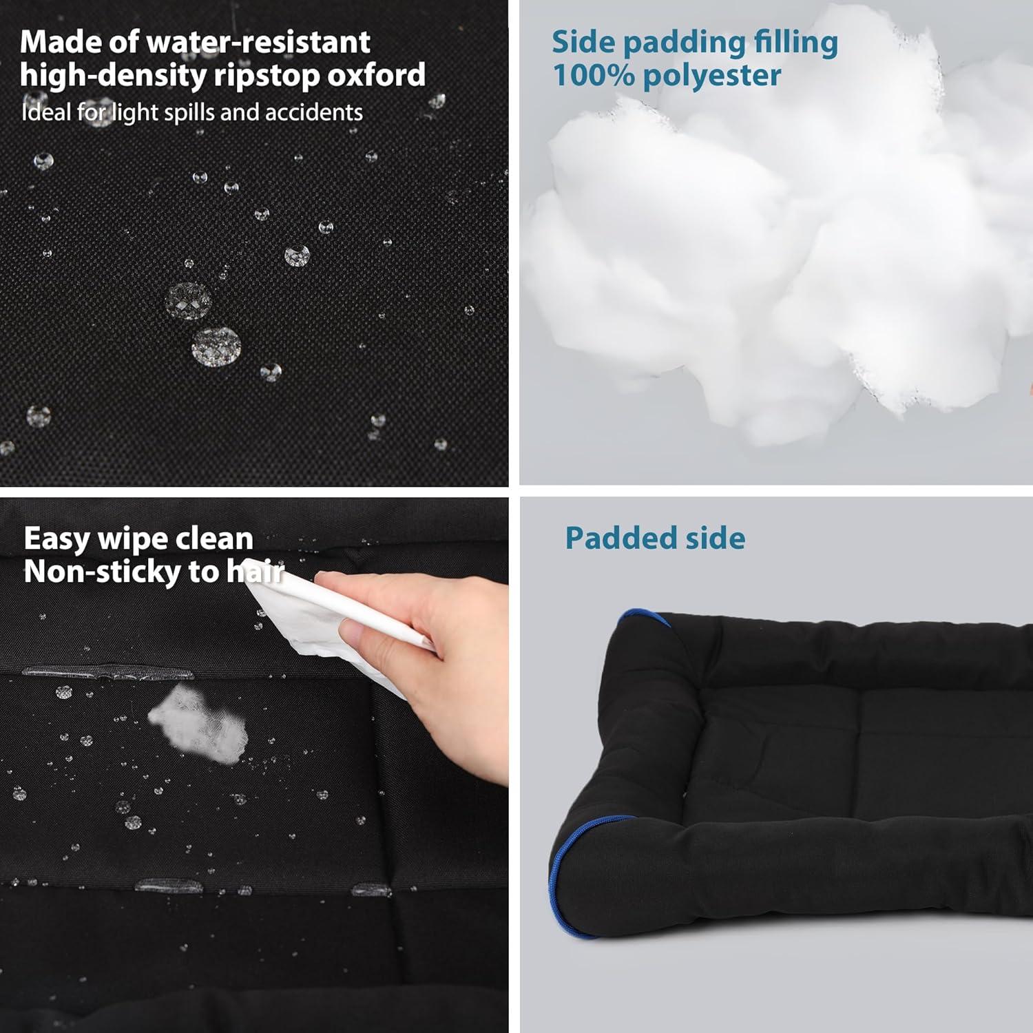 Cama para Perros Impermeable YUUHENG XL Negra - Alfombrilla Oxford