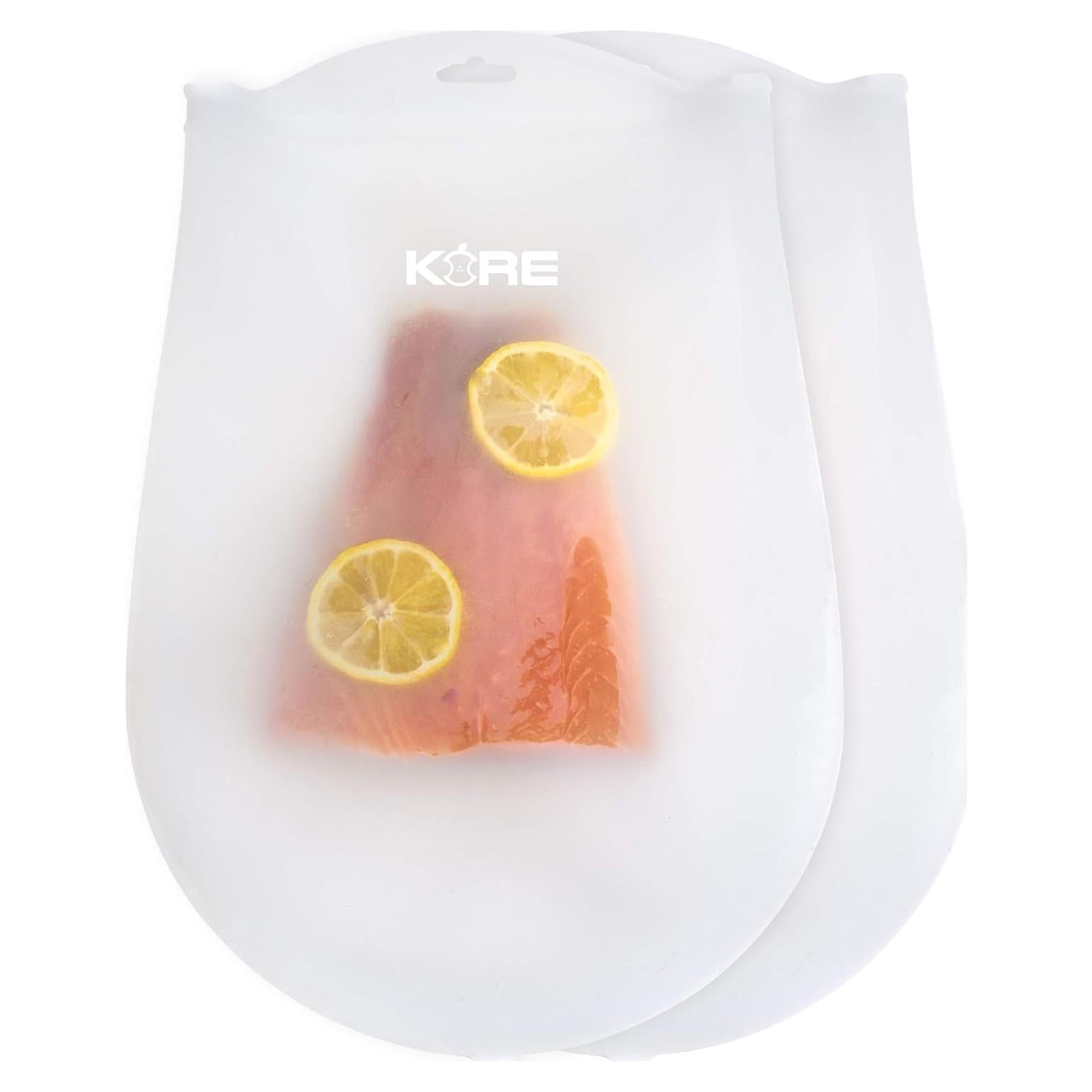 Bolsas de Silicona Reutilizables Sous Vide AppleKoreLiving - Set 2 Unidades