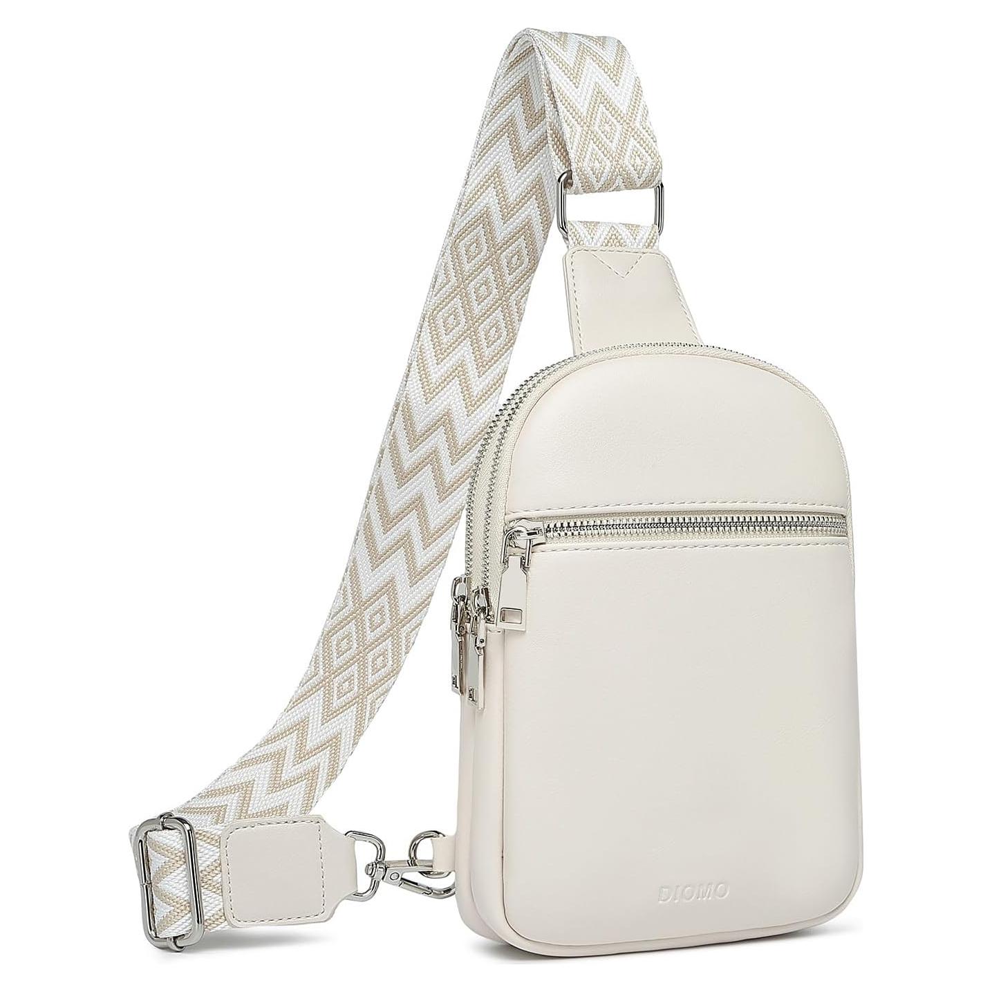 Bolsa Cruzada Antirrobo DIOMO para Mujeres - Cuero Vegano 0.32kg