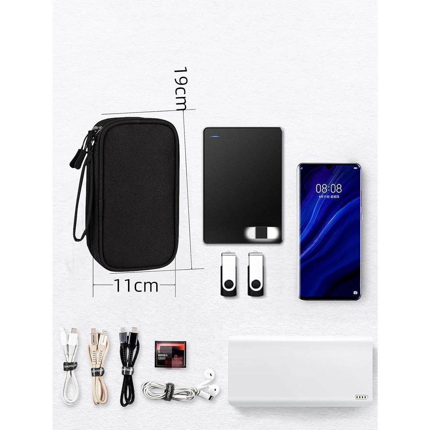 Bolsa Organizador de Cables FANBODTA Impermeable 19x11cm