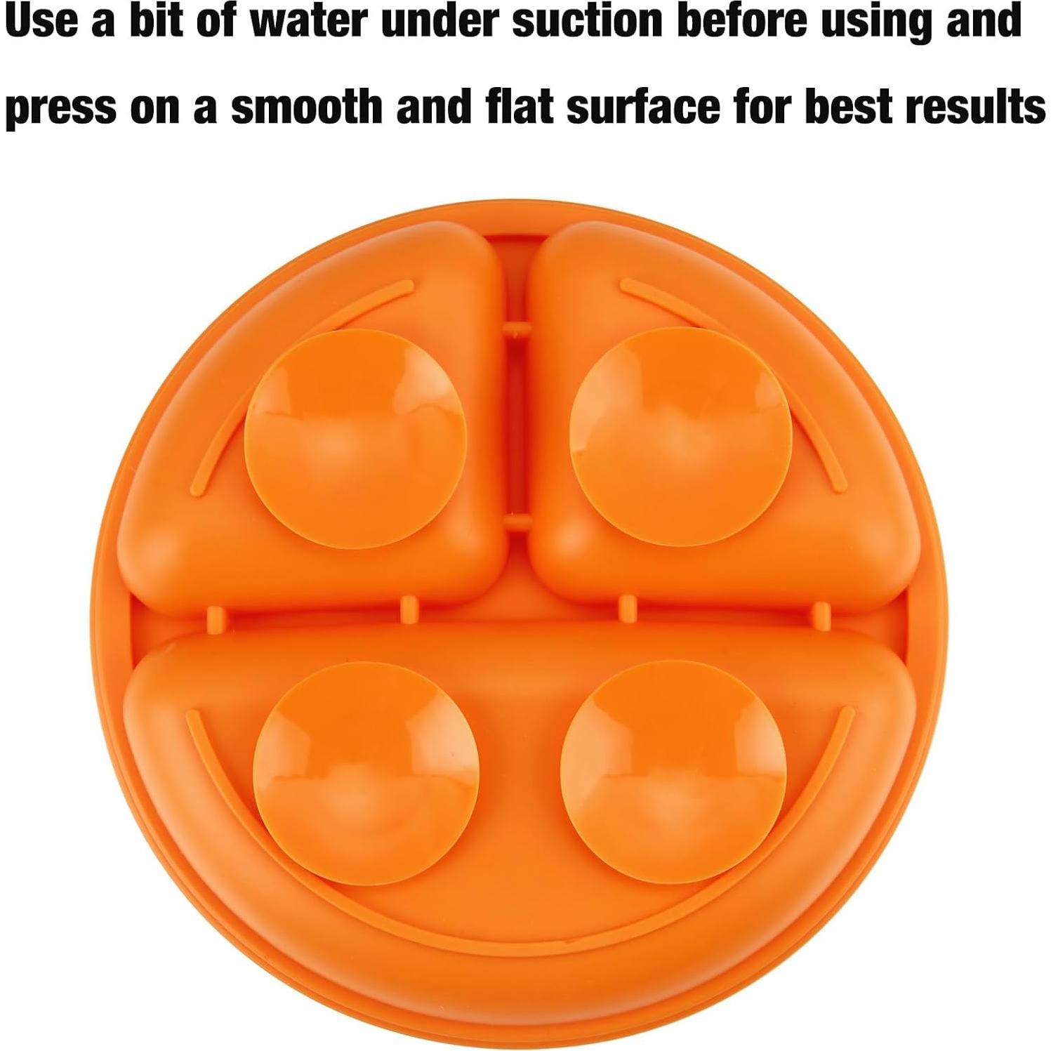 Platos Divididos de Silicona PandaEar para Niños - 3 Piezas Antideslizantes