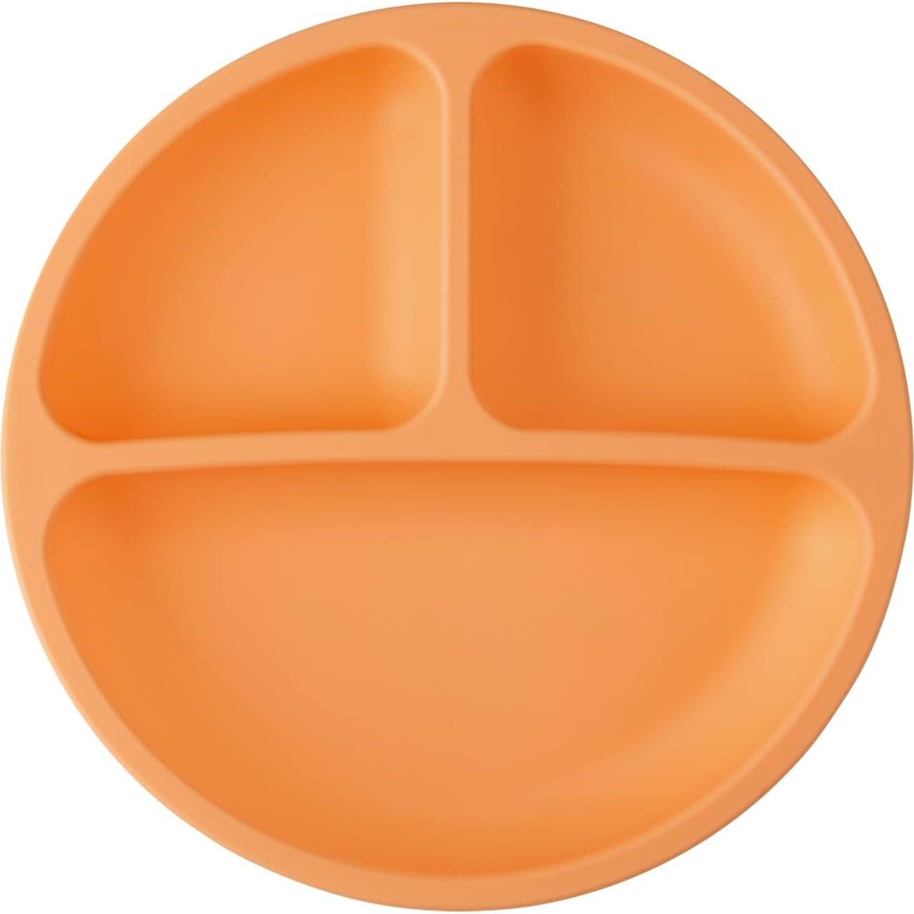 Platos Divididos de Silicona PandaEar para Niños - 3 Piezas Antideslizantes