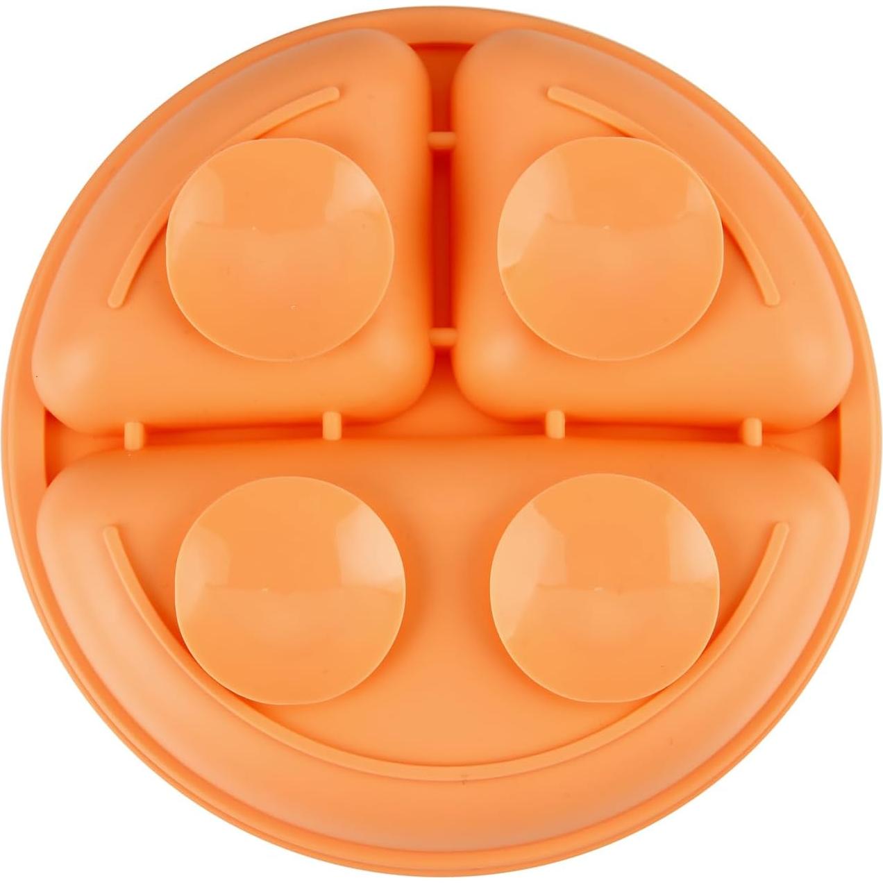 Platos Divididos de Silicona PandaEar para Niños - 3 Piezas Antideslizantes