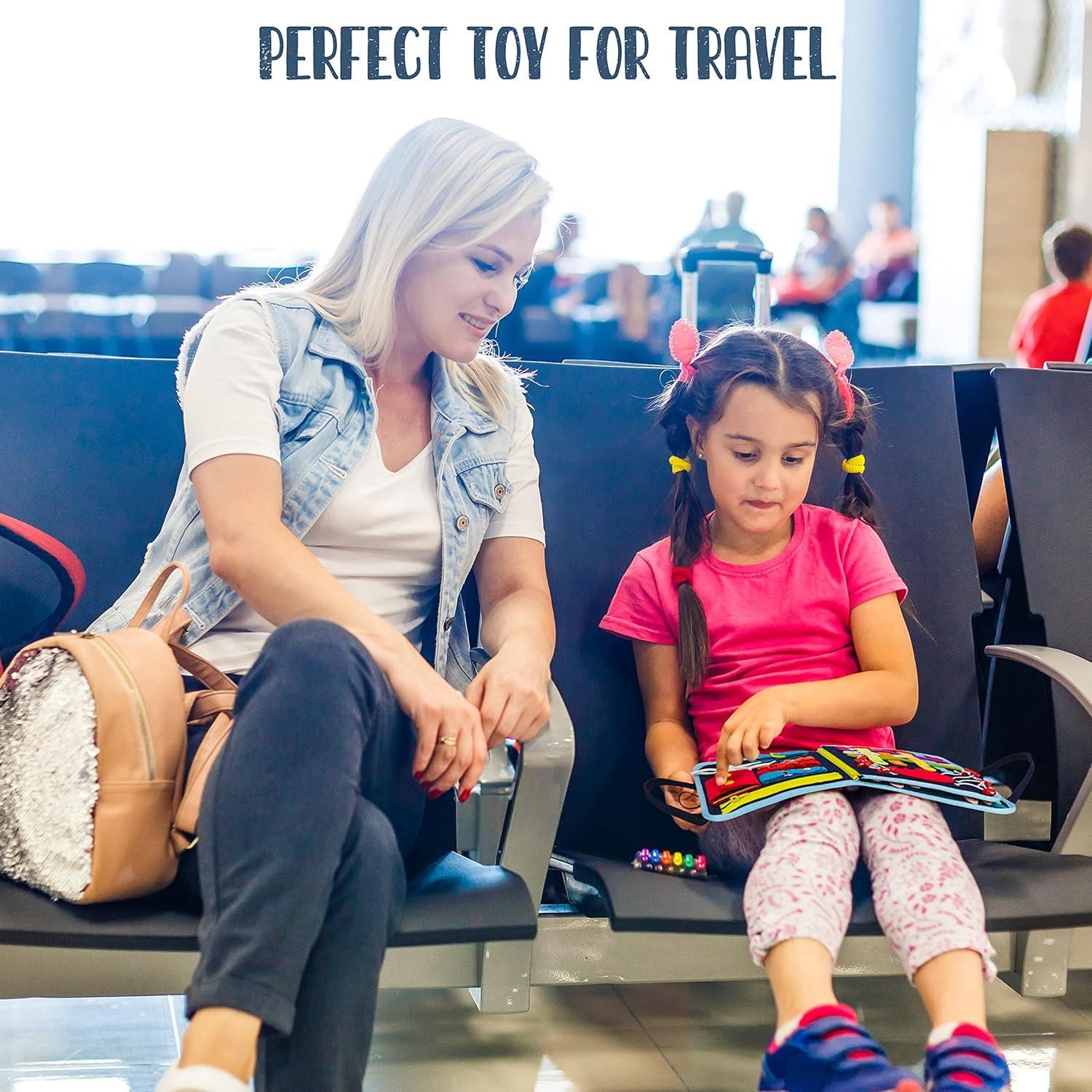 Tablero Ocupado Montessori JAGSYJOY Azul Marino 27.9x21.6cm