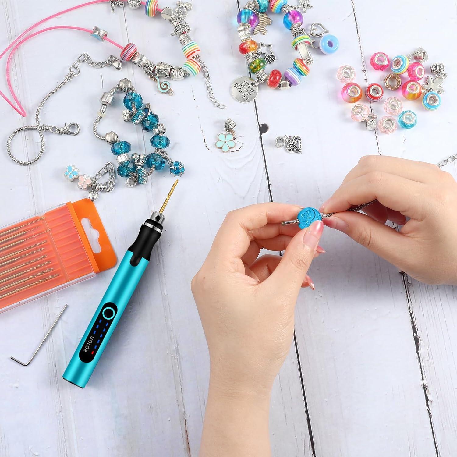 Taladro Mini Inalámbrico Uolor UH067 3 Velocidades 10 Brocas