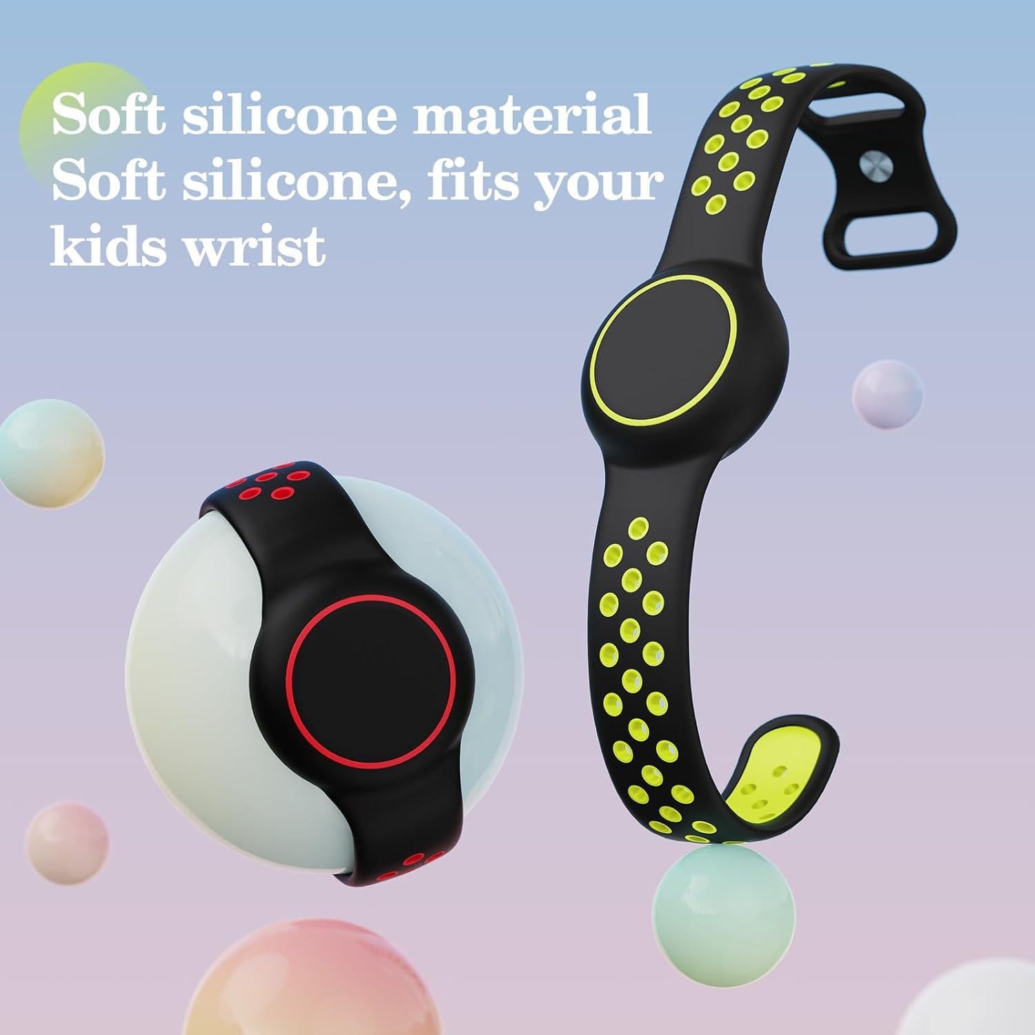 Pulsera Impermeable para AirTag Niños BYRED - 2 Paquetes