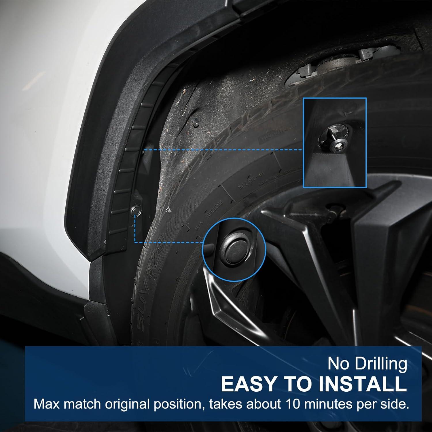 Guardabarros traseros Toyota RAV4 2019-2024 Birbenben 2PCS