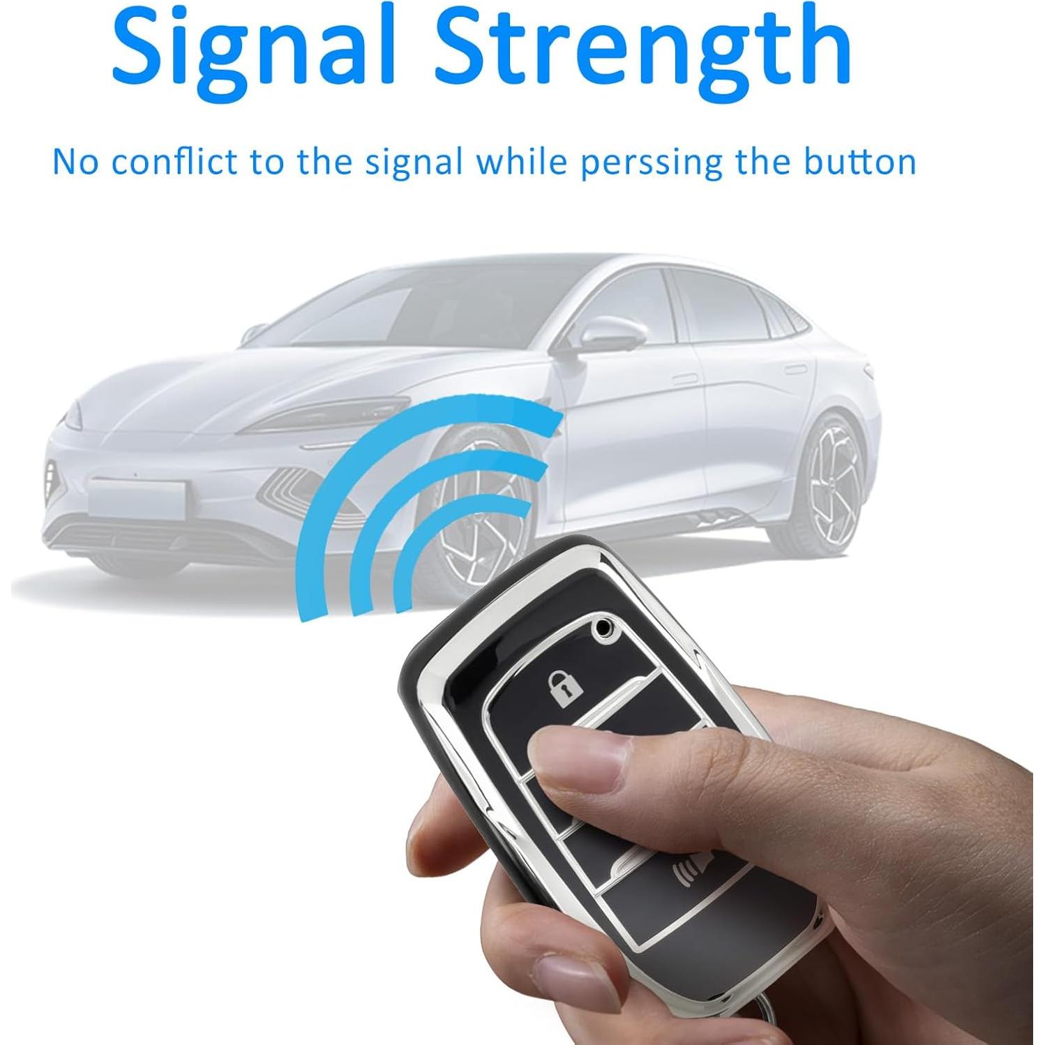 Funda de Llave TPU Flensent para Toyota Camry RAV4 Corolla