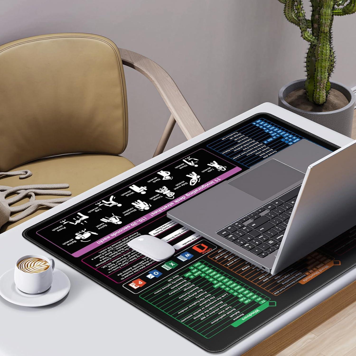 Alfombrilla de Ratón QOMOLAMA 49x42 cm Atajos de Excel