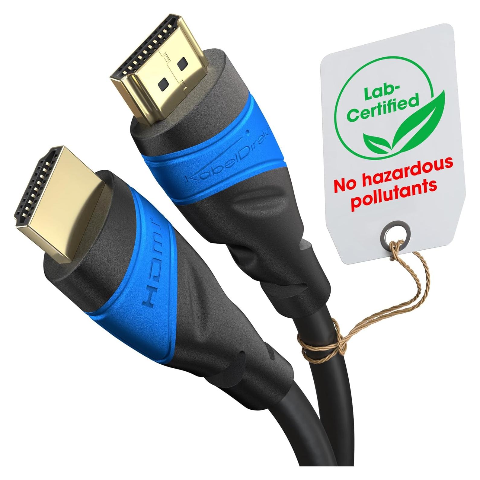 Cable HDMI 8K KabelDirekt 0.15 m - Soporta 10K/8K@60Hz