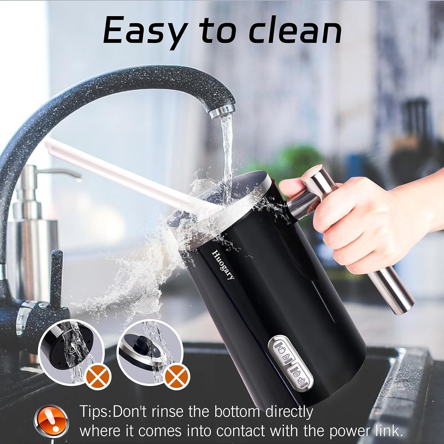 Espumador de Leche Eléctrico Huogary 4 en 1 500W 300ml