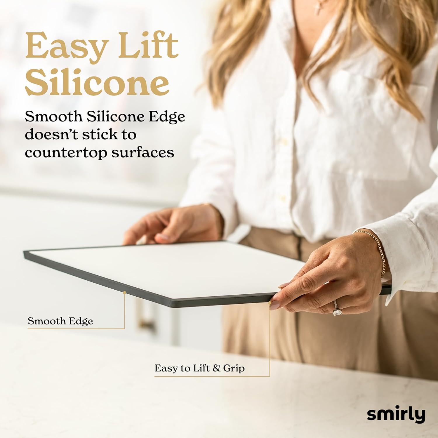 Tabla de Cortar de Plástico SMIRLY 25.4x33.0cm Apta Lavavajillas