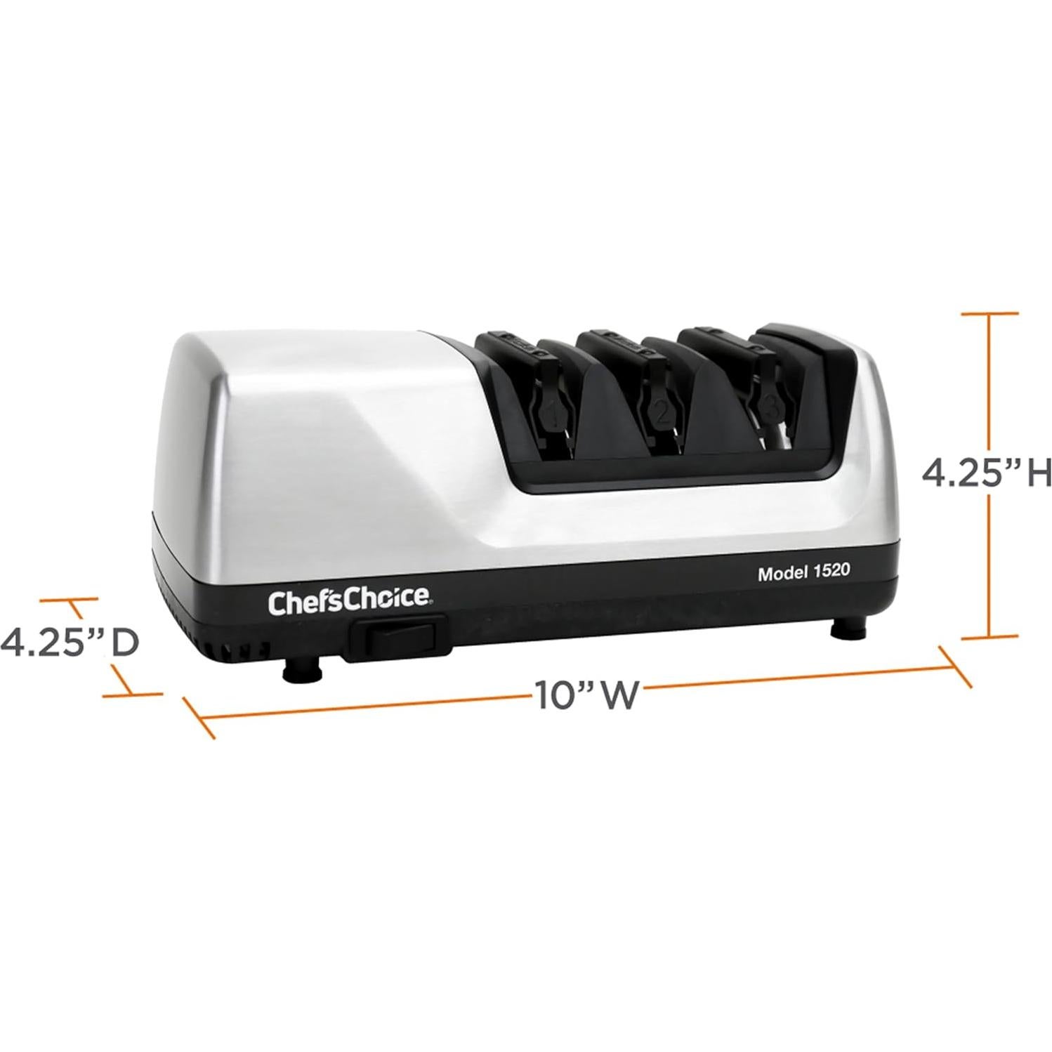 Afilador eléctrico Chef'sChoice 3 etapas para cuchillos 15/20°