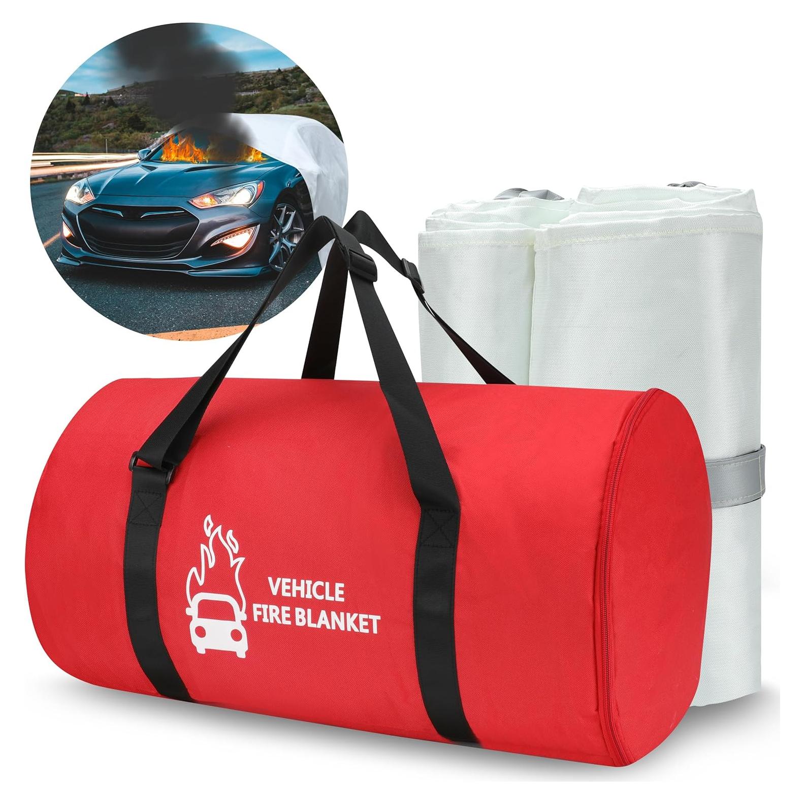 Manta de Emergencia Azazccm 4x6m Fibra de Vidrio Blanca