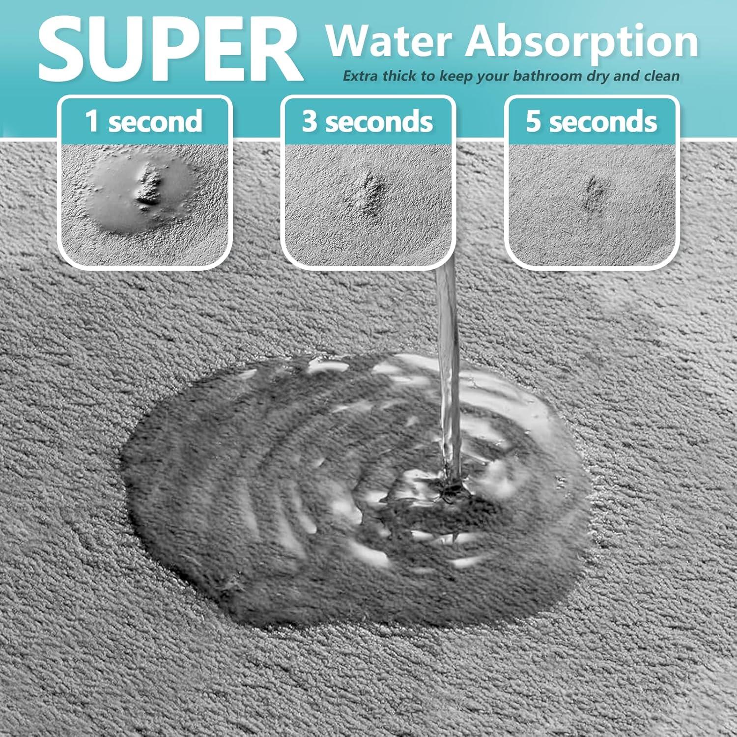 Conjunto de Alfombrillas de Baño RUN HELIX 3 Piezas Gris