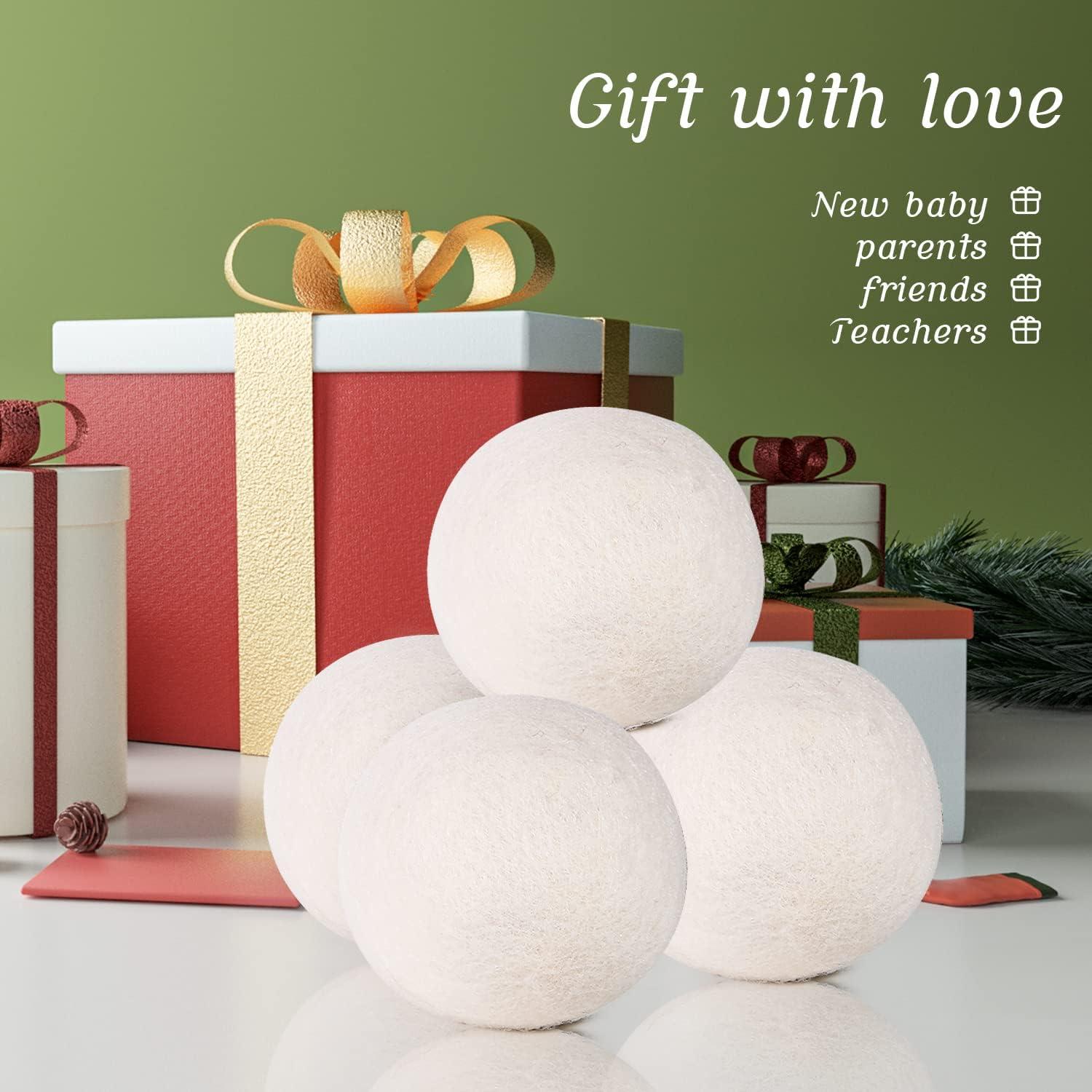 Bolas de Secado de Lana Orgánica 4 Pack XL Softkomfyy