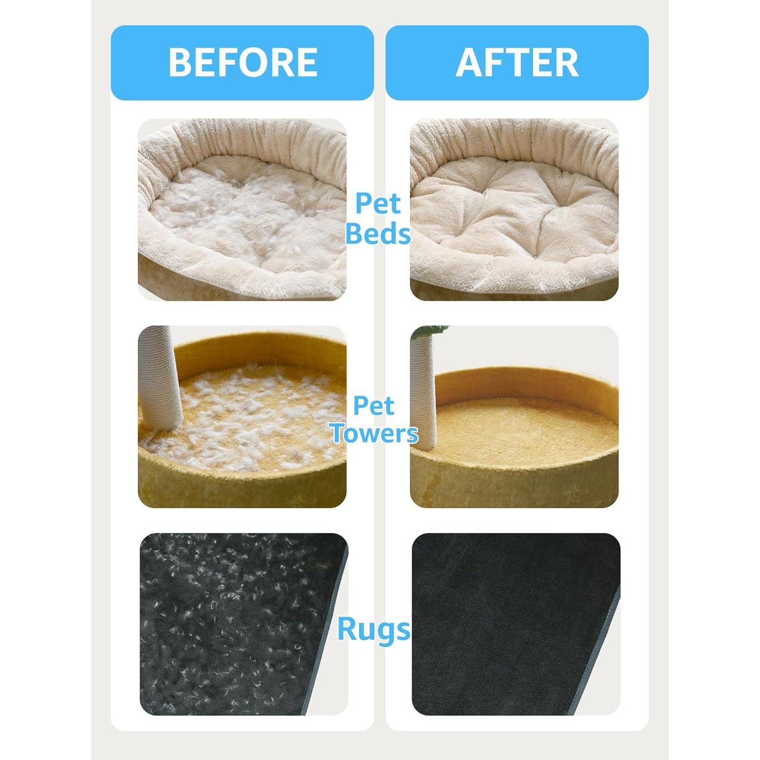 Removedor de Pelo de Mascota Alseeko - Afeitador Manual Azul