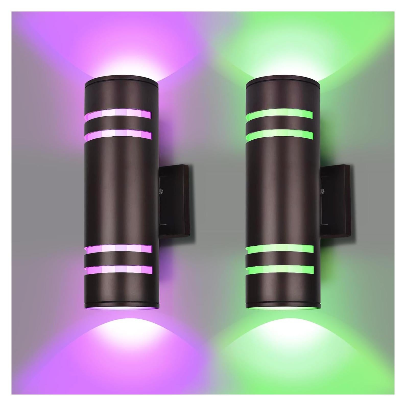 Luces de Pared Exteriores Inteligentes Rosykite 33cm RGB 2700K-6500K