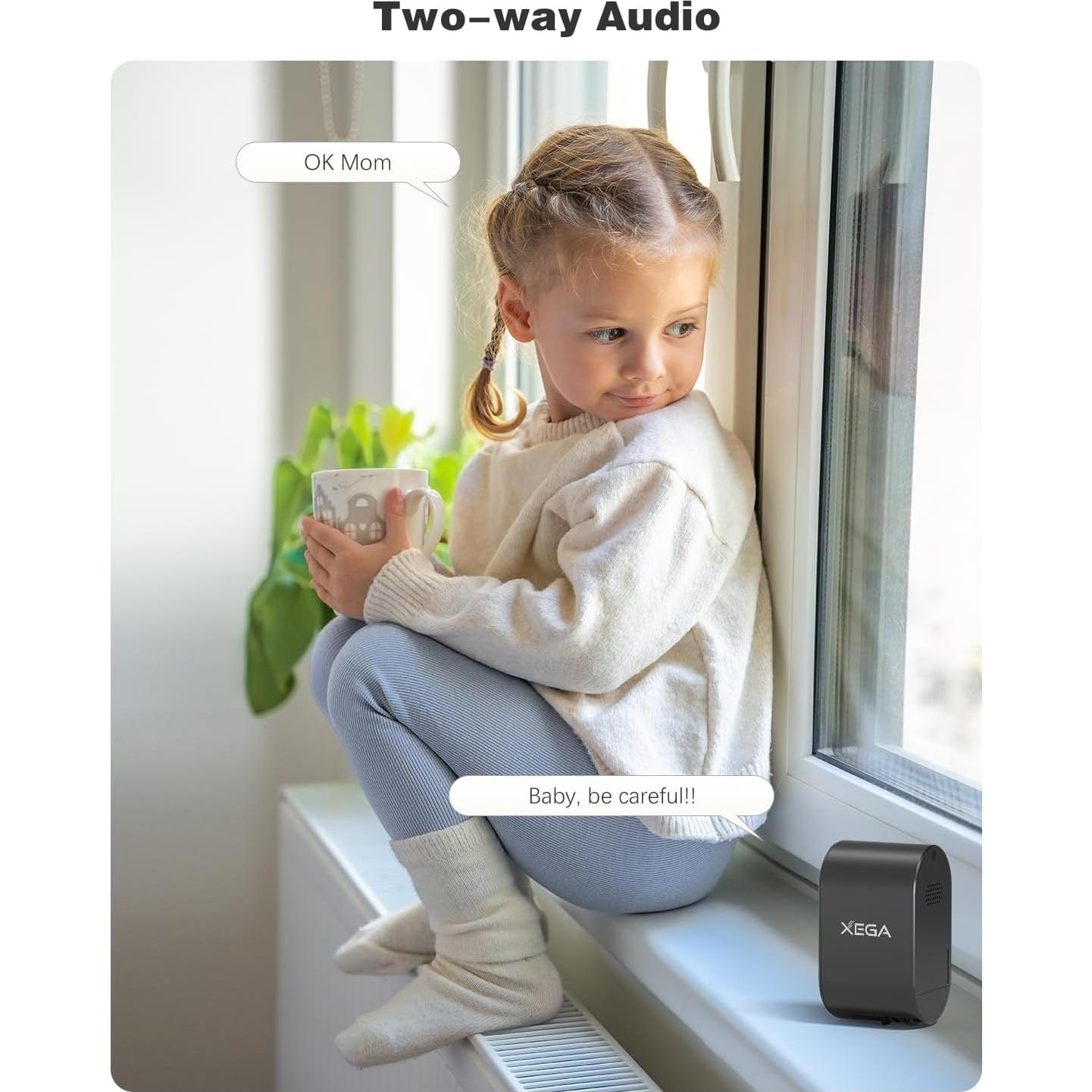 Cámara de Seguridad Celular Xega 4G Interior 2K IP66