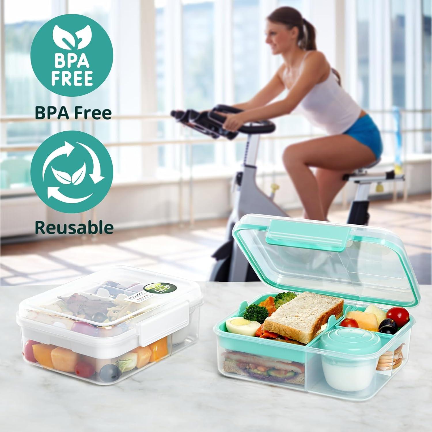 Contenedor de Almuerzo Bento ANDMOON 55.75 oz Verde Menta