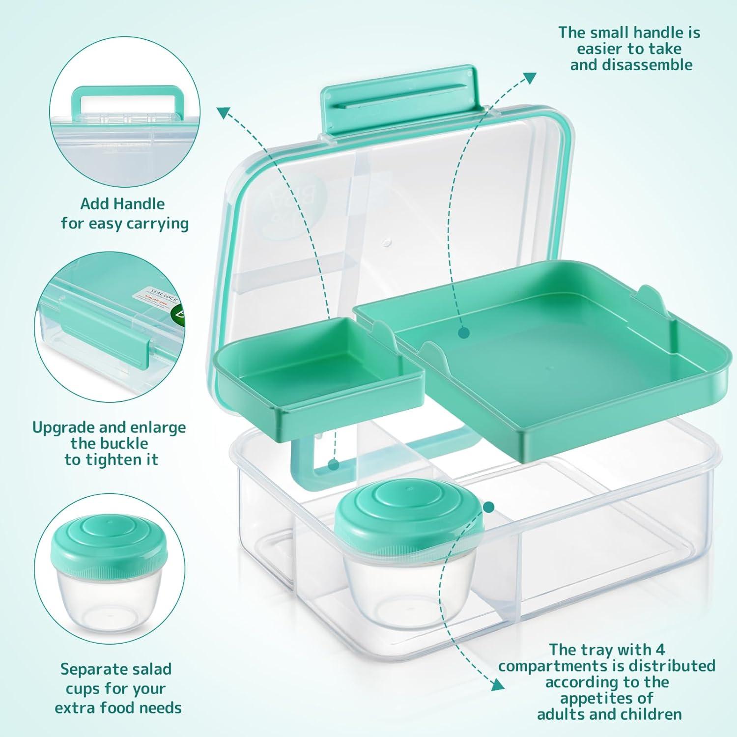 Contenedor de Almuerzo Bento ANDMOON 55.75 oz Verde Menta