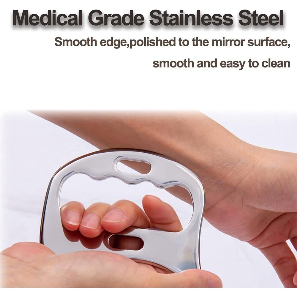 Raspador Muscular Gua Sha FeelFree Sport - Acero Inoxidable 12.7cm