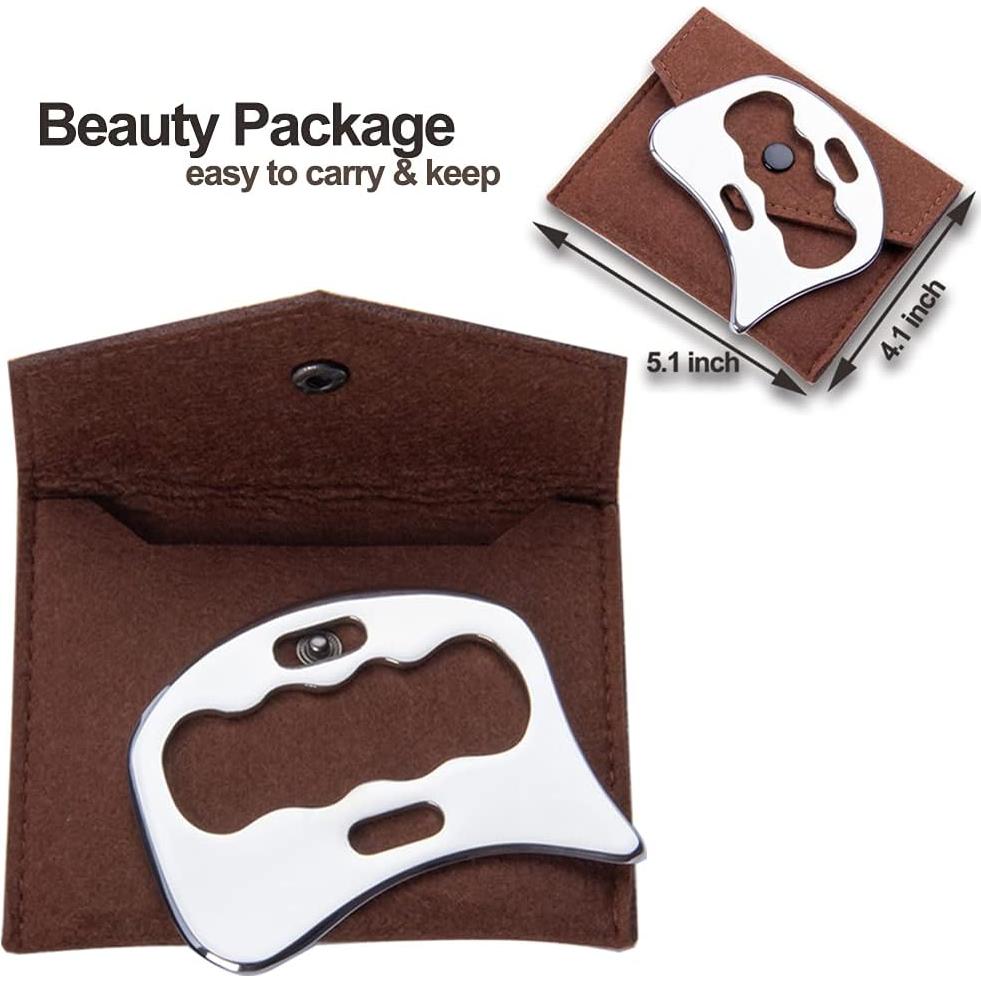 Raspador Muscular Gua Sha FeelFree Sport - Acero Inoxidable 12.7cm