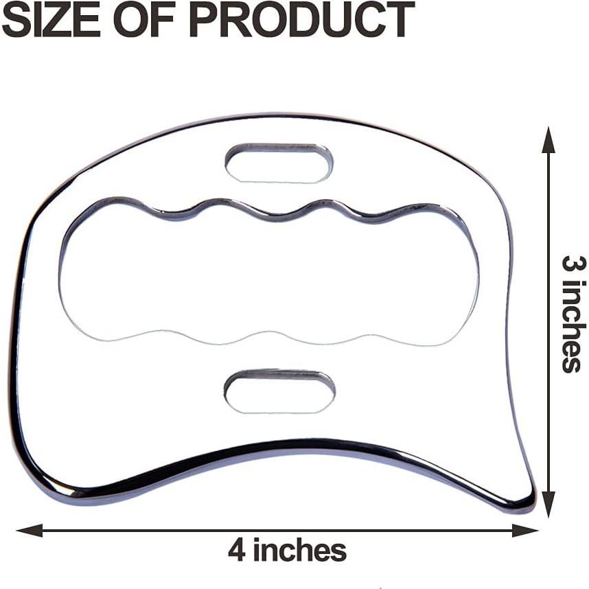 Raspador Muscular Gua Sha FeelFree Sport - Acero Inoxidable 12.7cm