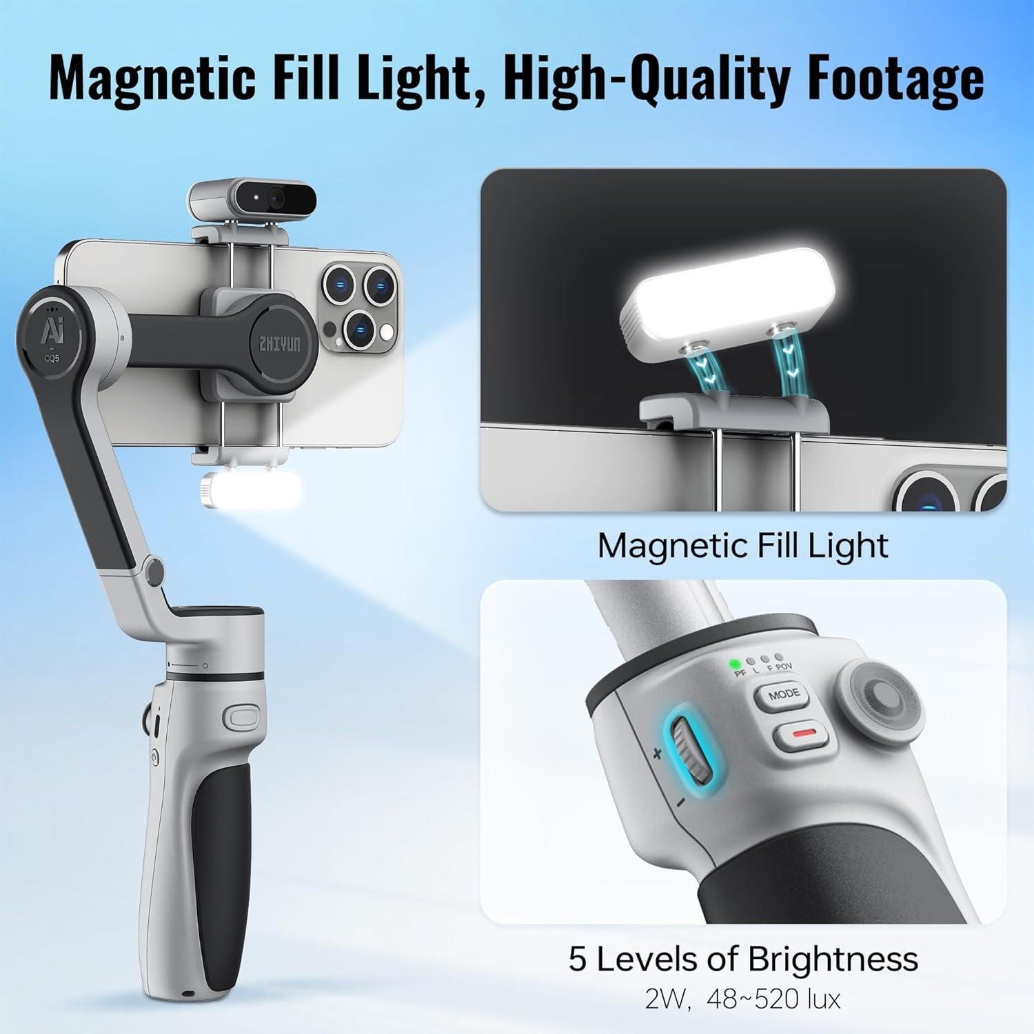 Estabilizador Gimbal ZHIYUN CINEPEER CQ5 para Smartphone