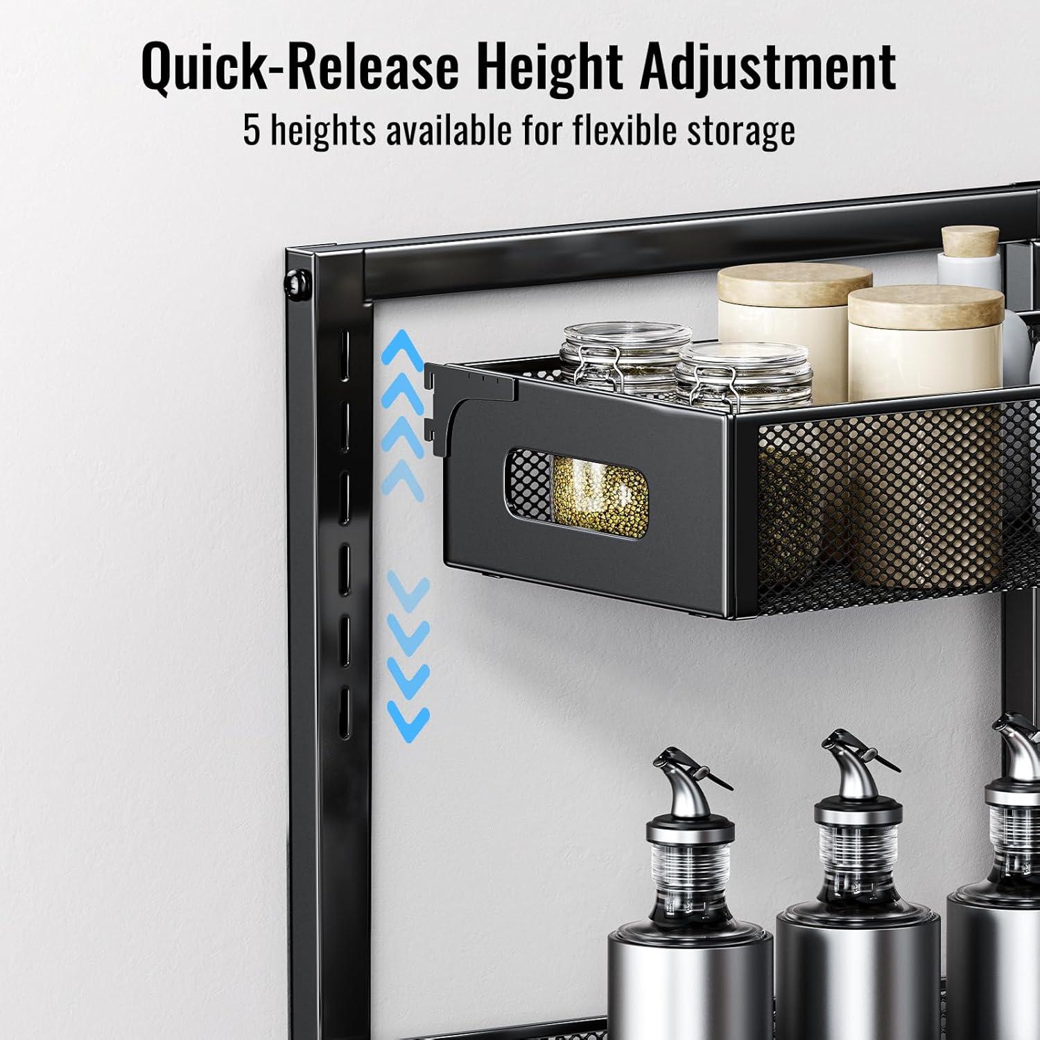 Organizador Bajo Fregadero TISTAYA E12H 2 Estantes Ajustables