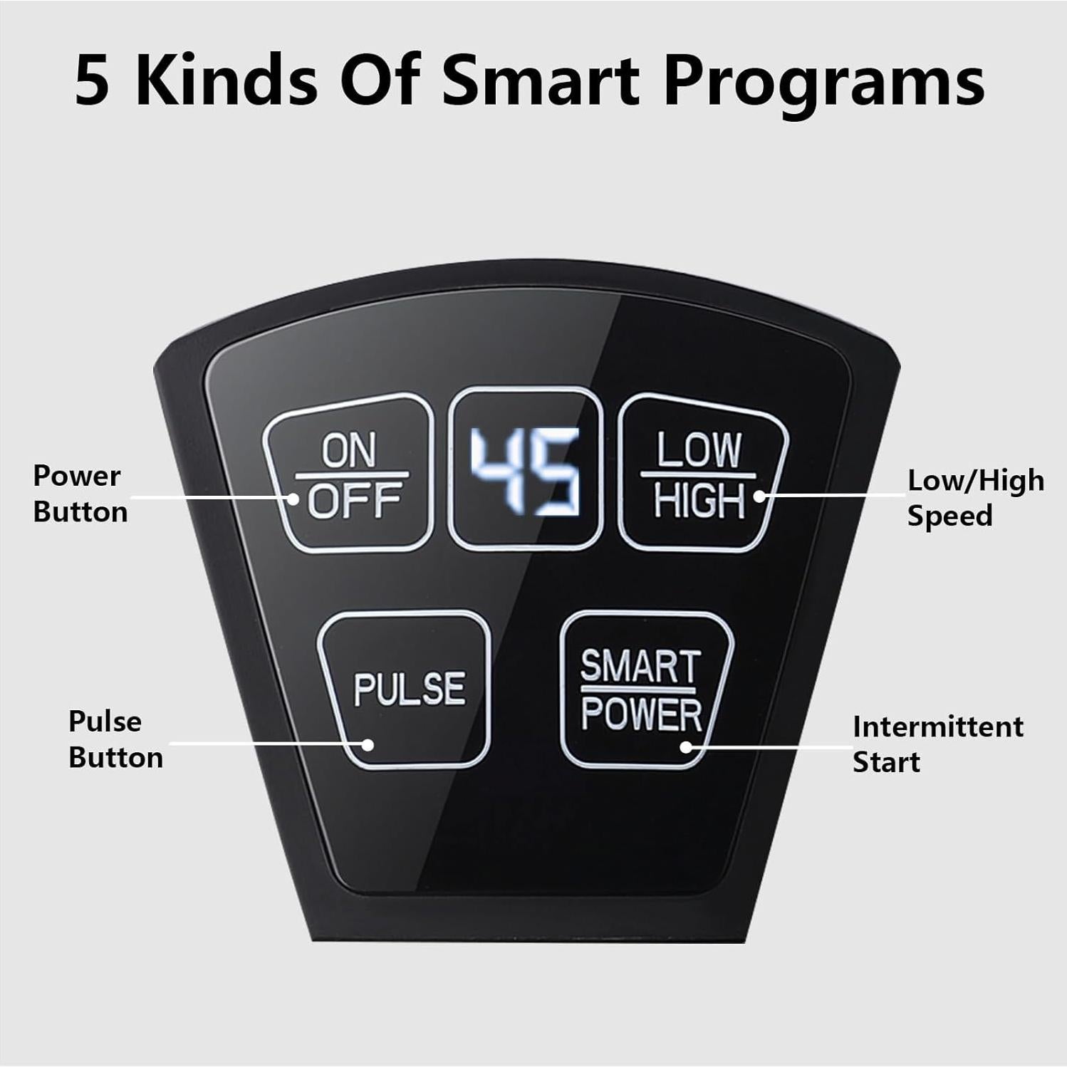 Licuadora de Smoothies Liebe&Lecker 1200W 0.83L y 1.48L