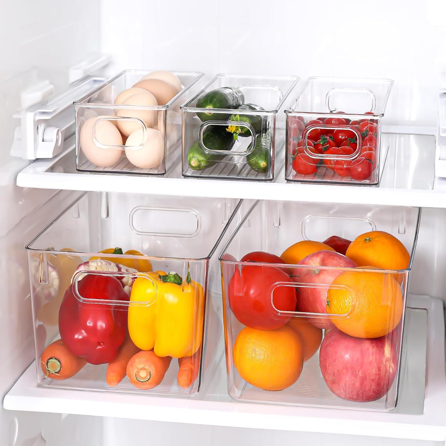 Contenedores de Almacenamiento Plástico Transparente 8 Piezas SKTKSE