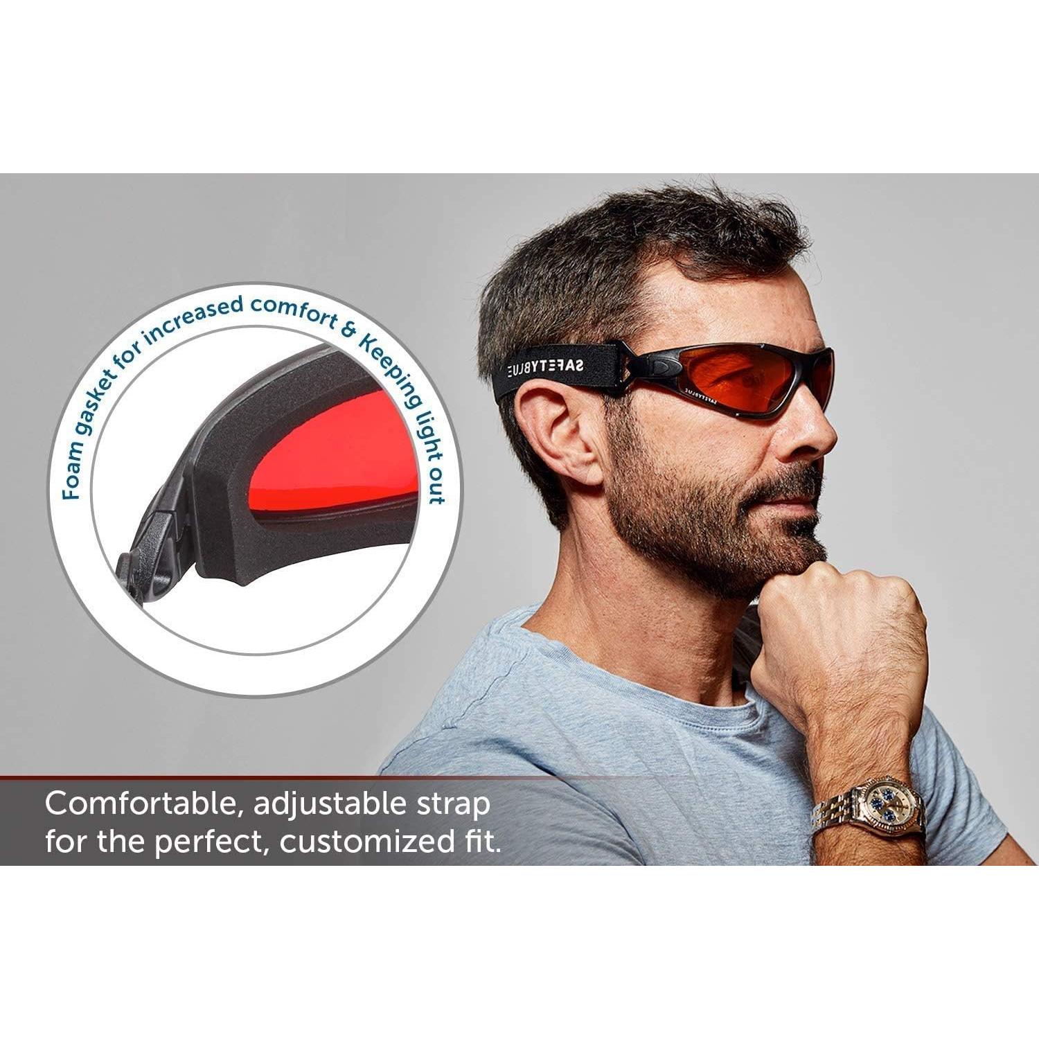 Gafas Nocturnas Deluxe Sleep Savior - Bloqueo luz azul y verde