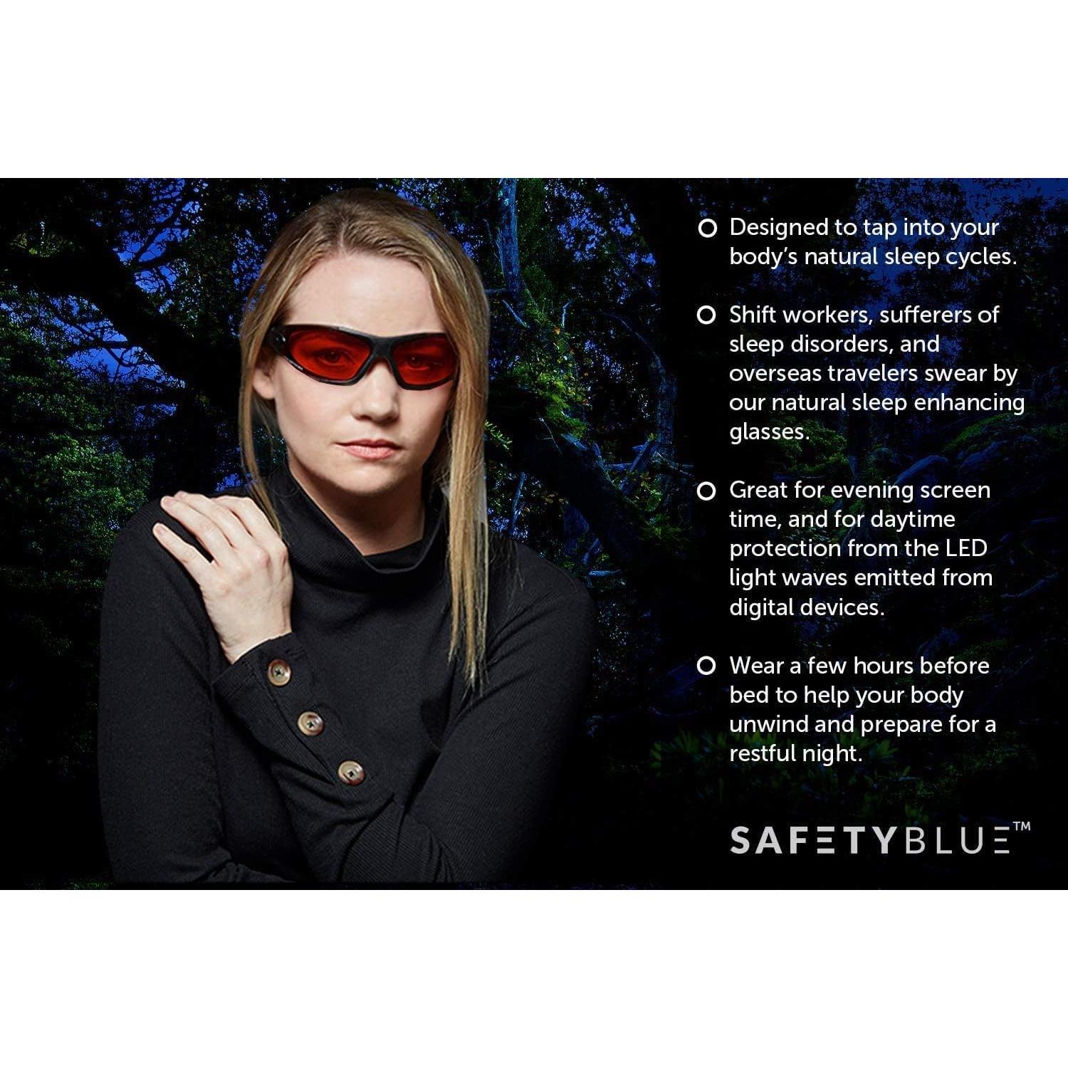 Gafas Nocturnas Deluxe Sleep Savior - Bloqueo luz azul y verde