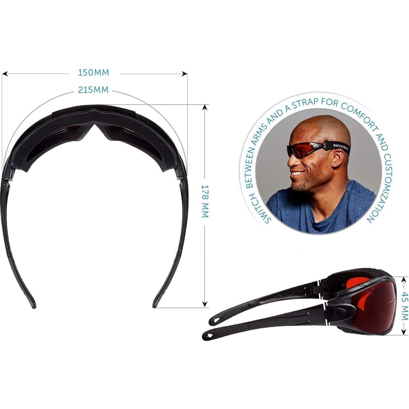 Gafas Nocturnas Deluxe Sleep Savior - Bloqueo luz azul y verde