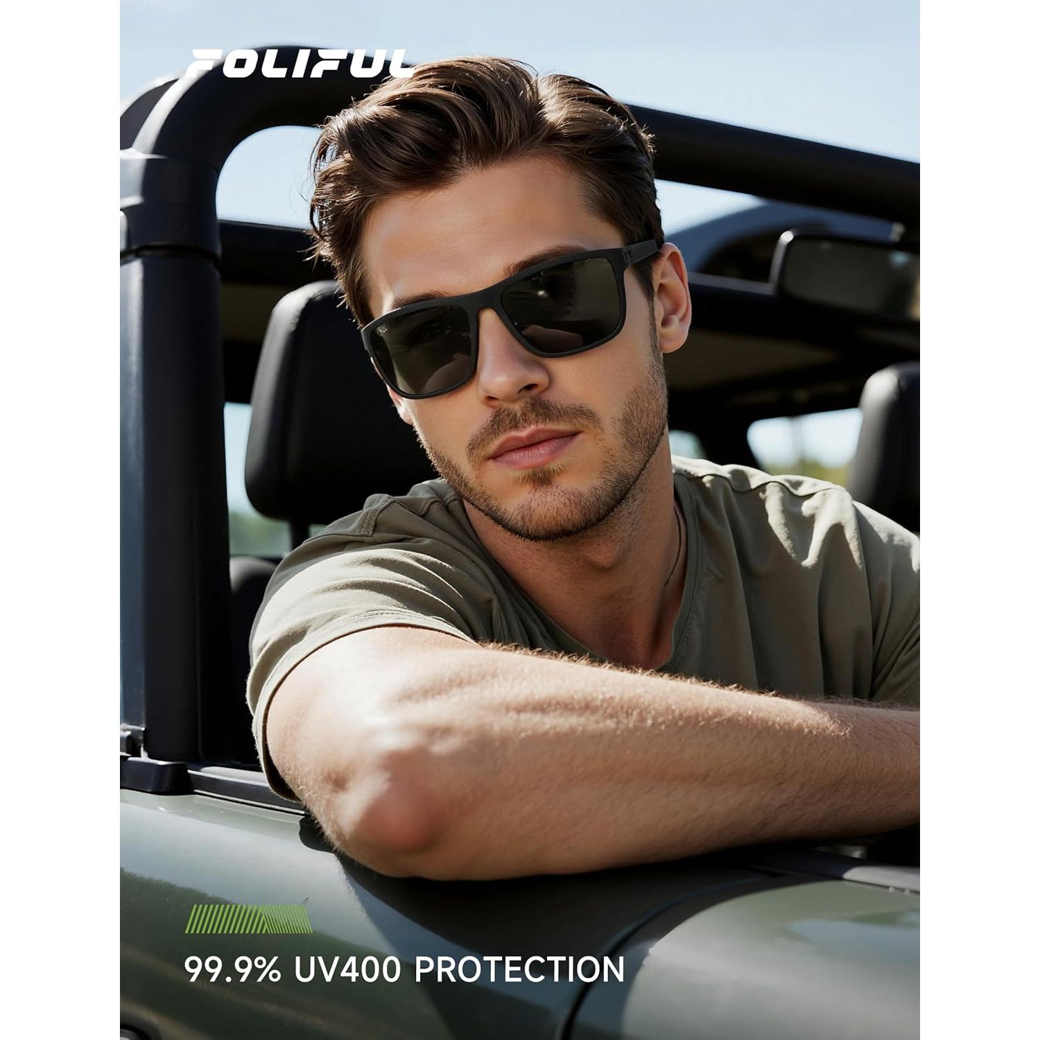 Gafas de sol polarizadas Foliful UV400 unisex - 3 colores