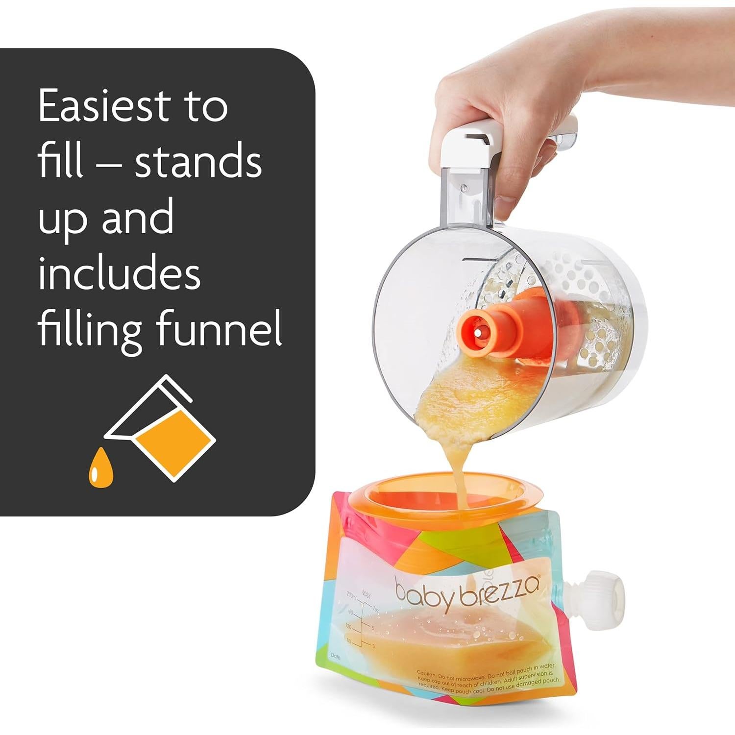 Bolsas Reutilizables para Alimentos Baby Brezza - 10 Unidades 198g