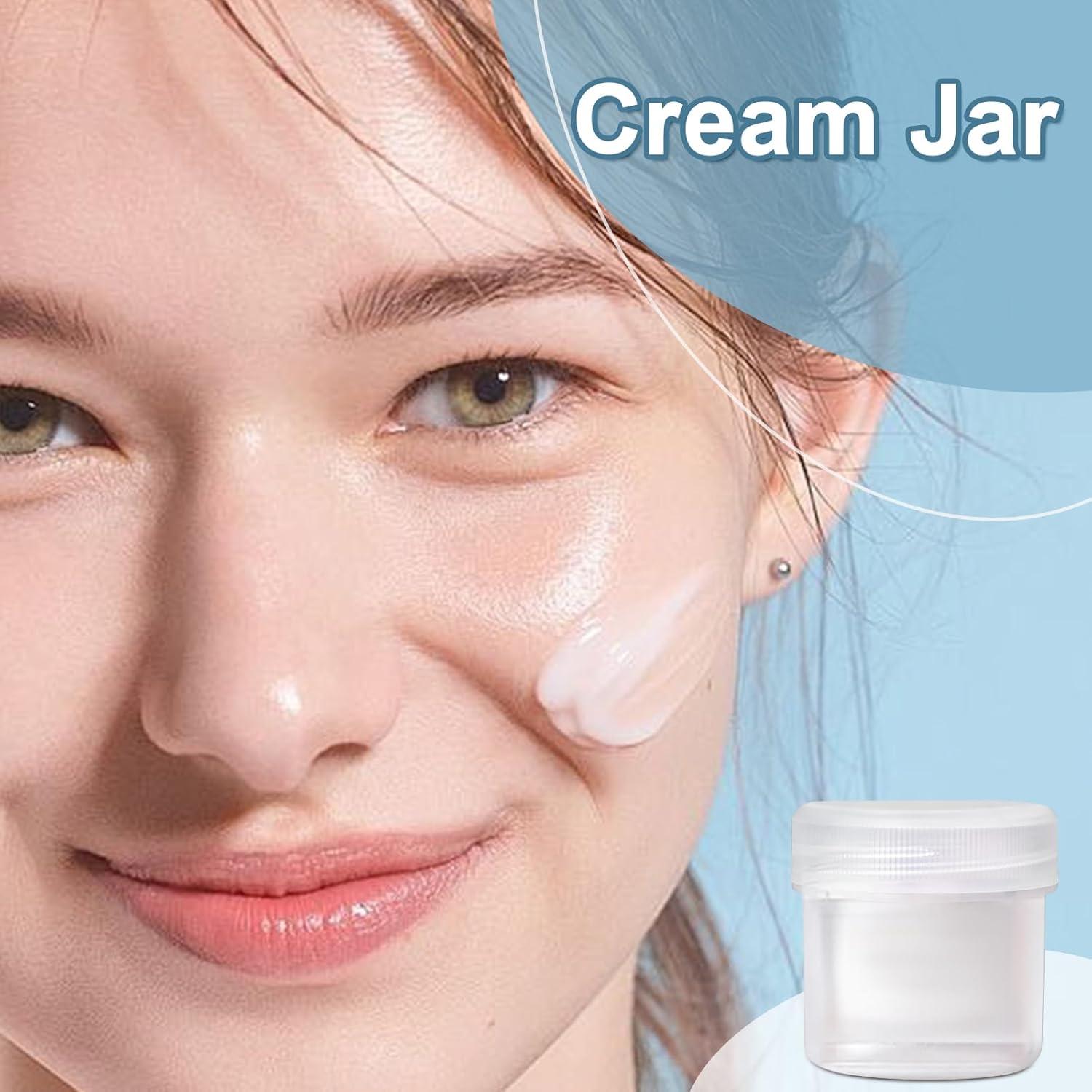 Tarros de Plástico Transparentes UMETASS 28.35g 4 Pcs A Prueba de Fugas