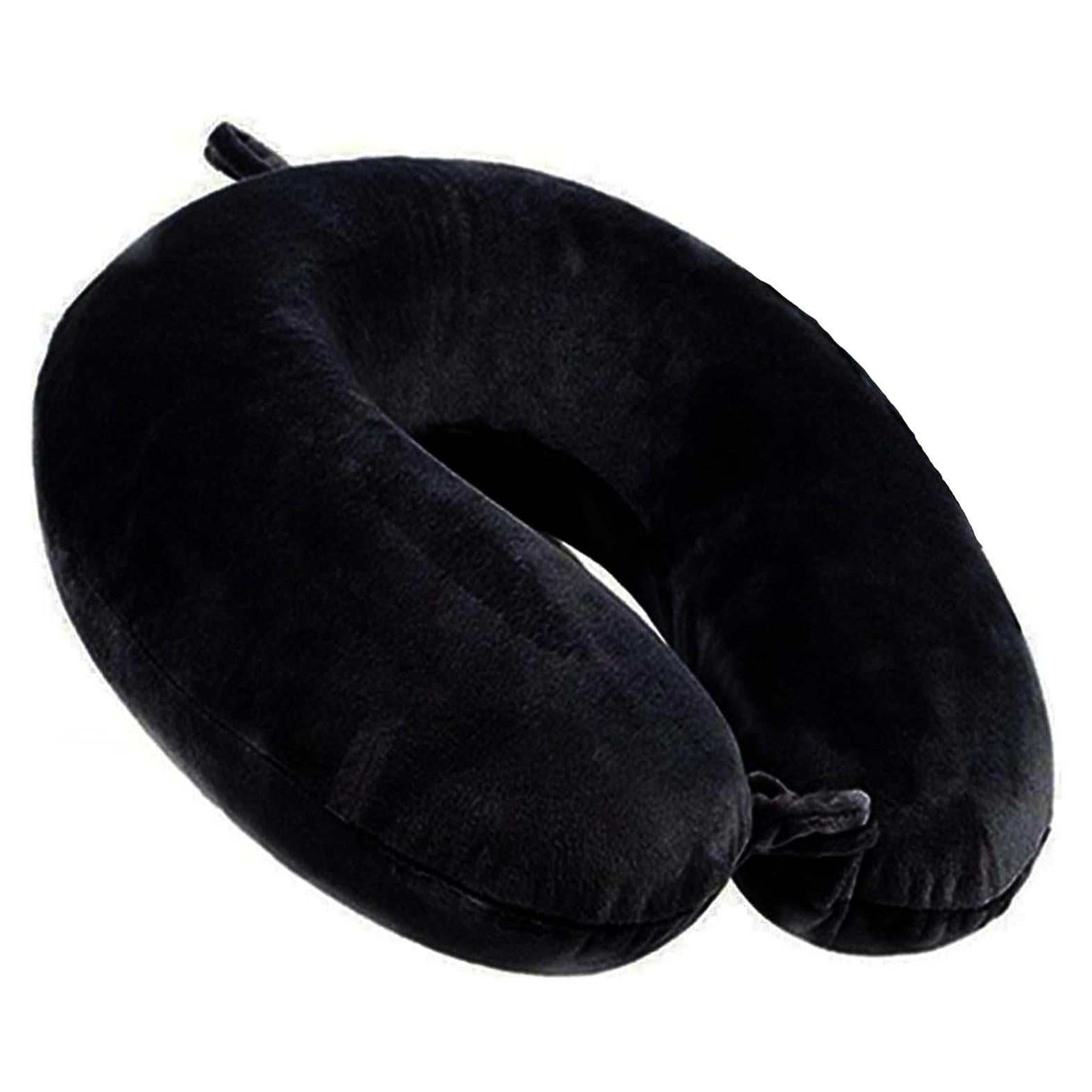Almohada de Cuello de Viaje XinYiSheng Espuma Viscoelástica Negra