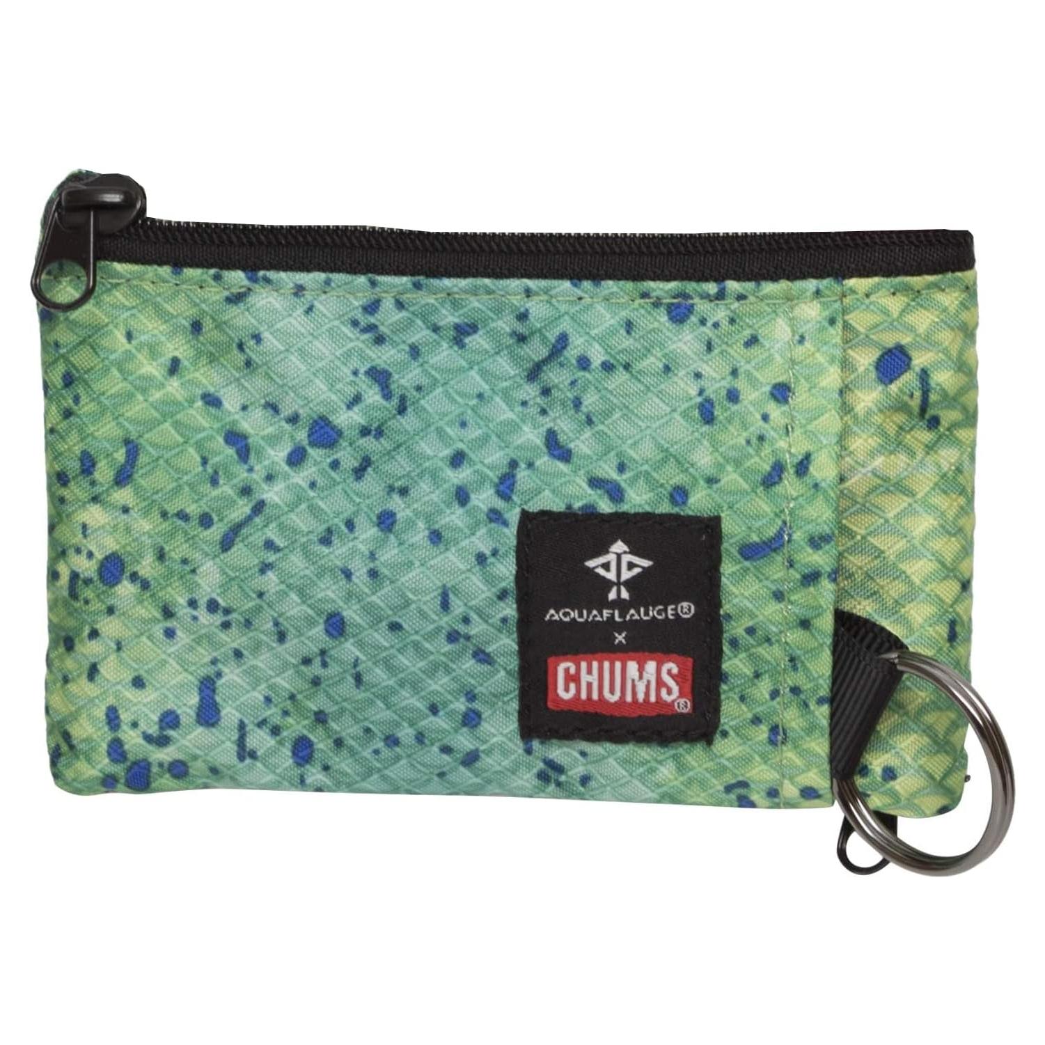 Cartera Compacta Chums Surfshorts con Bloqueo RFID - Aqua Flauge
