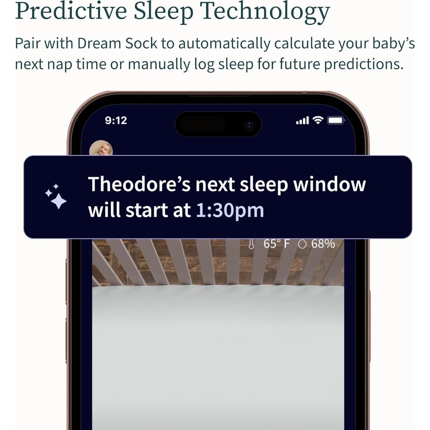 Owlet Cam 2 - Cámara Inteligente para Bebés HD 1080p - Azul